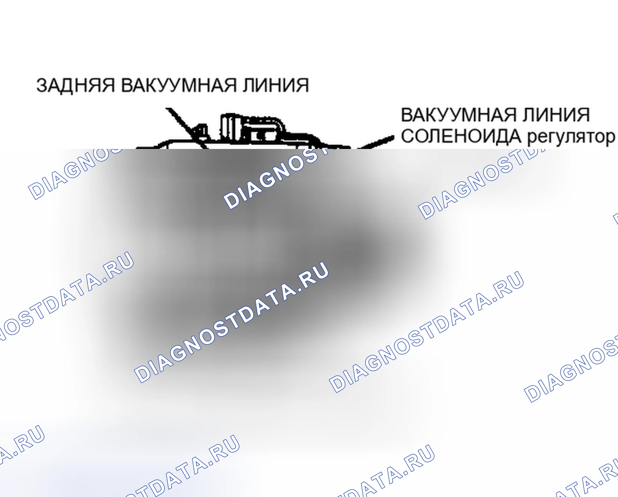Рис. 95: Разводка вакуумной линии соленоида регулятор холостого хода. Hyundai Matrix I рестайлинг 2