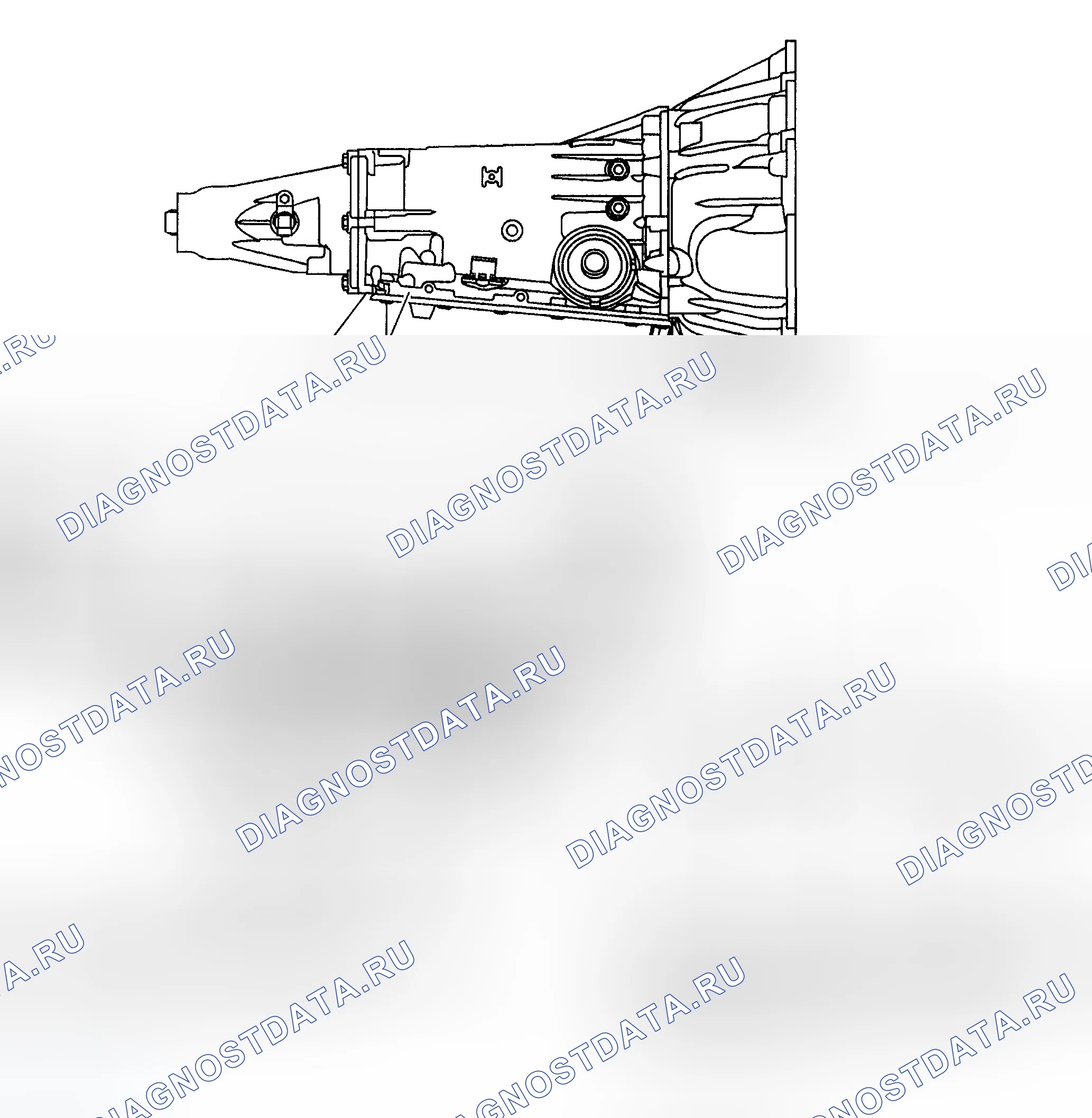 Рис. 691: Идентификационная информация передачи. Chevrolet Silverado 1500 HD 