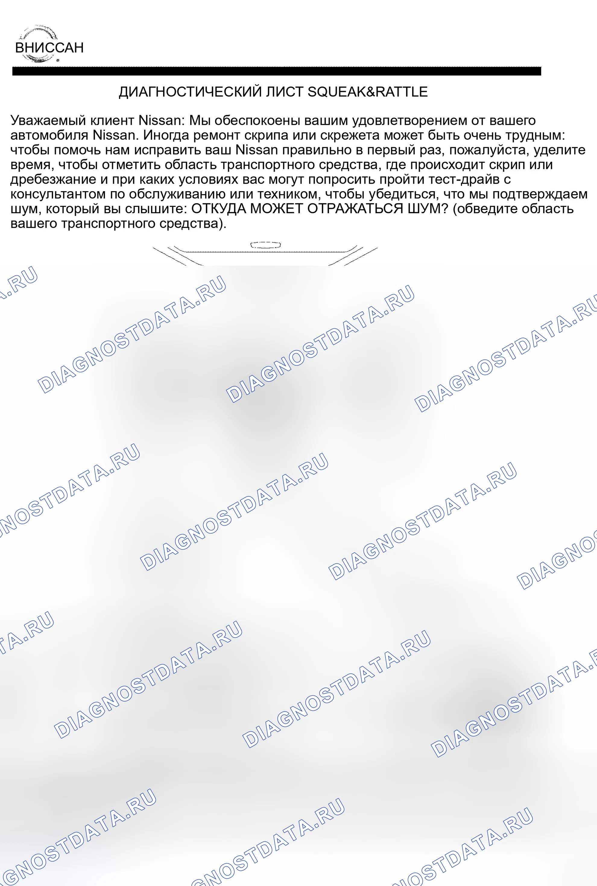 Рис. 35: Диагностическая таблица. Honda Mobilio I