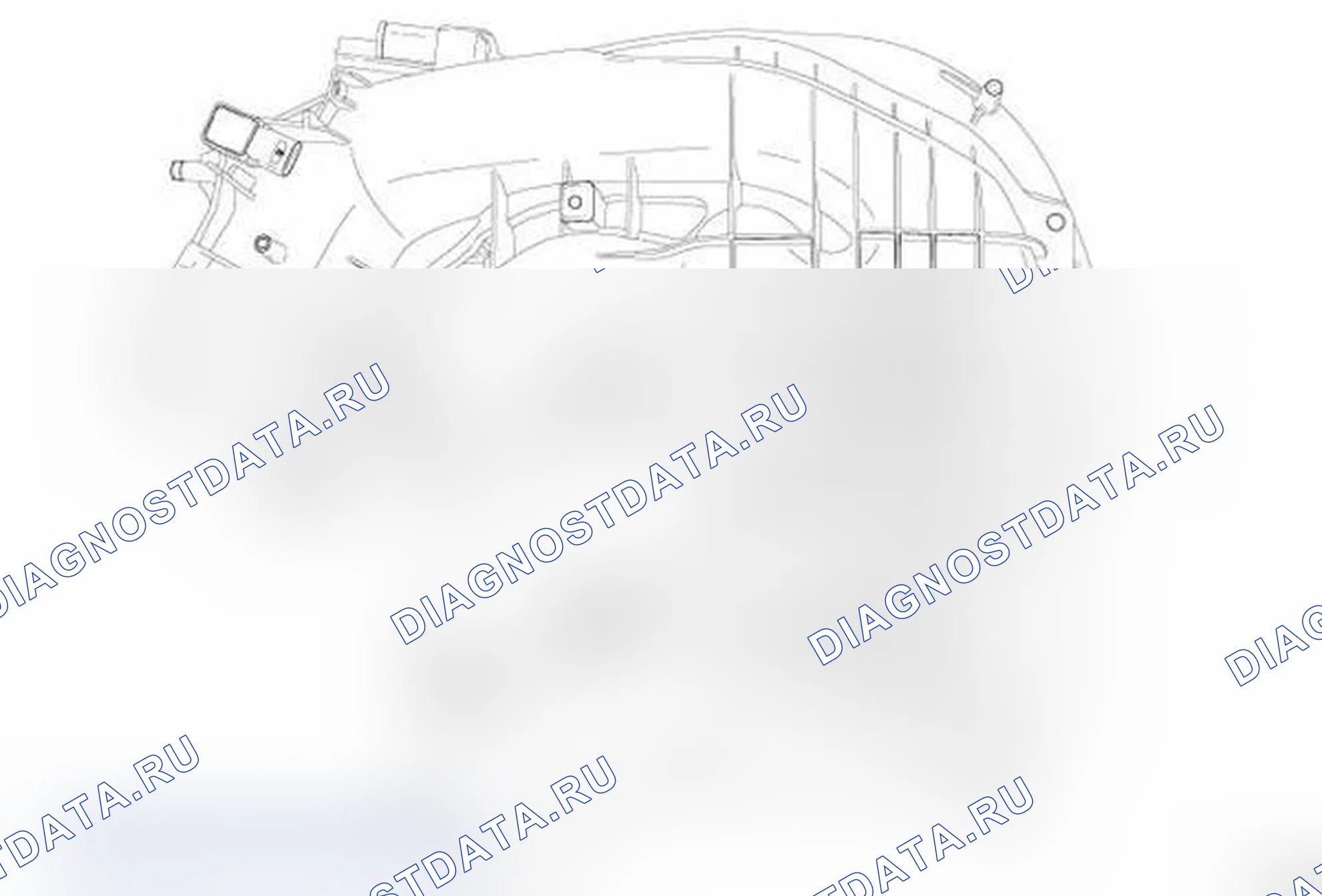 Рис. 156: ВЕРХНИЙ ВПУСКНОЙ КОЛЛЕКТОР. Dodge Durango III