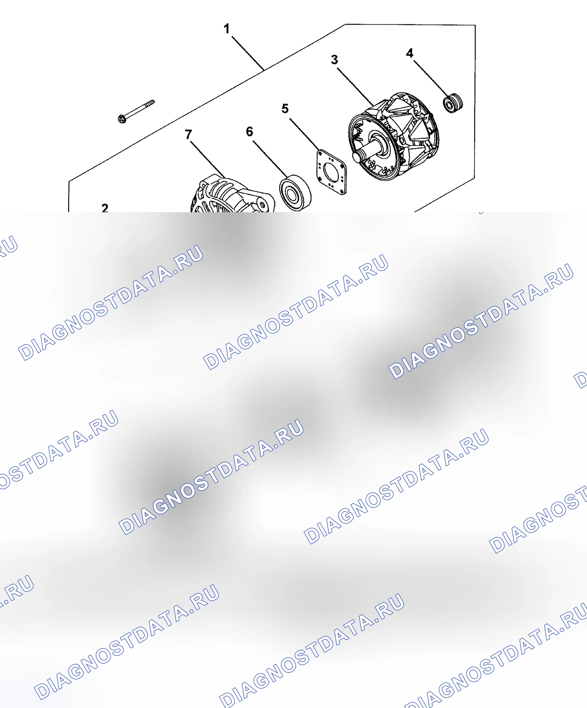 Рис. 27: ГЕНЕРАТОР. Mitsubishi Lancer IX рестайлинг