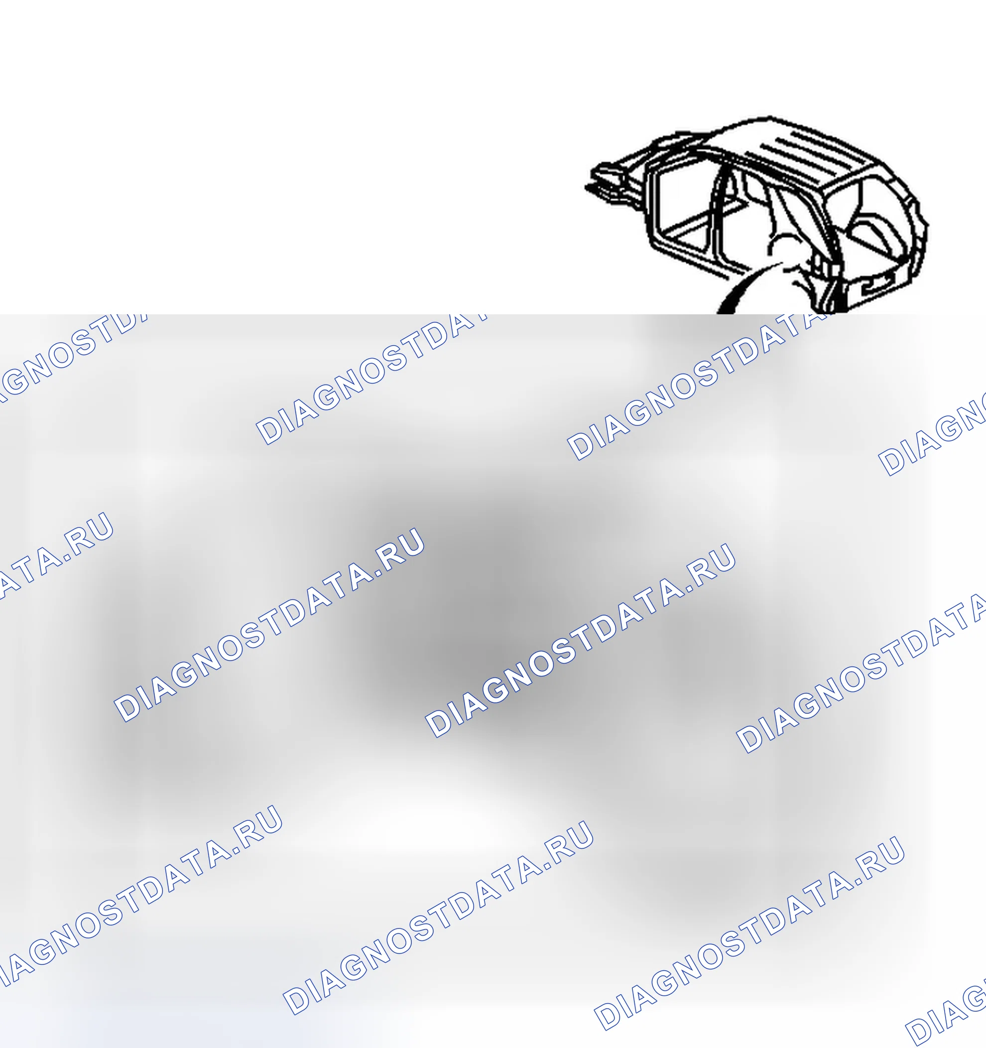Рис. 17: Порядок демонтажа. Buick Rendezvous I