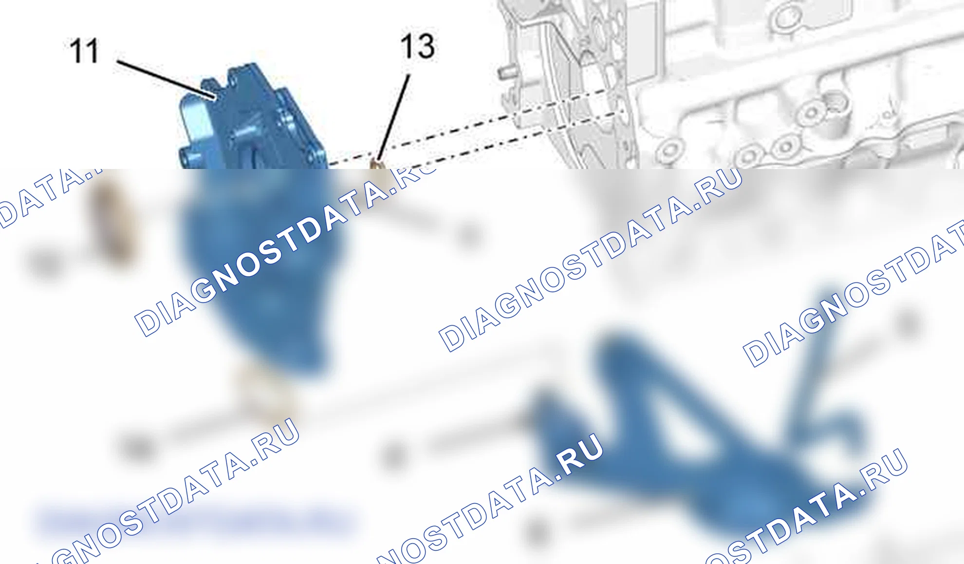 Снятие - Установка: масляный насос — b1fg03td. Citroen Jumpy II