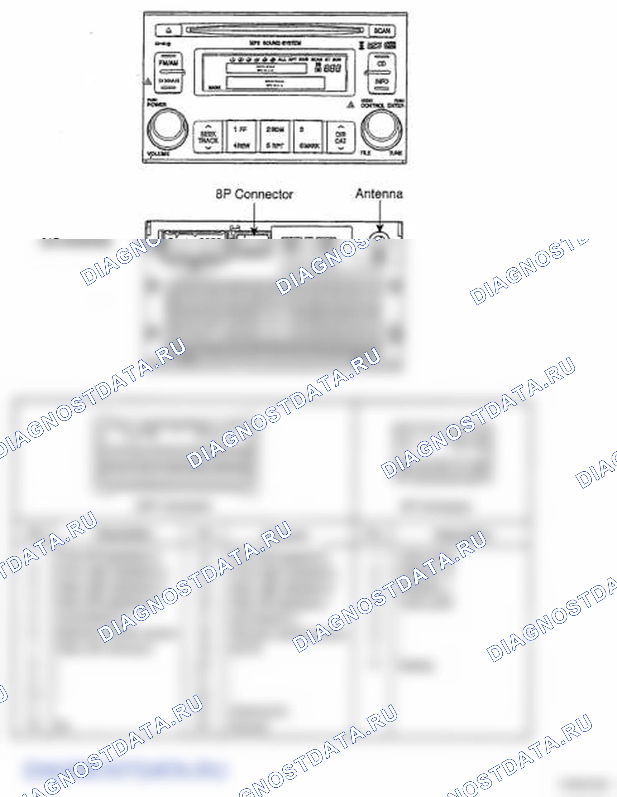 Рис. 4: AM / FM / Xm / CD / MP3 (M445S). Hyundai Azera I
