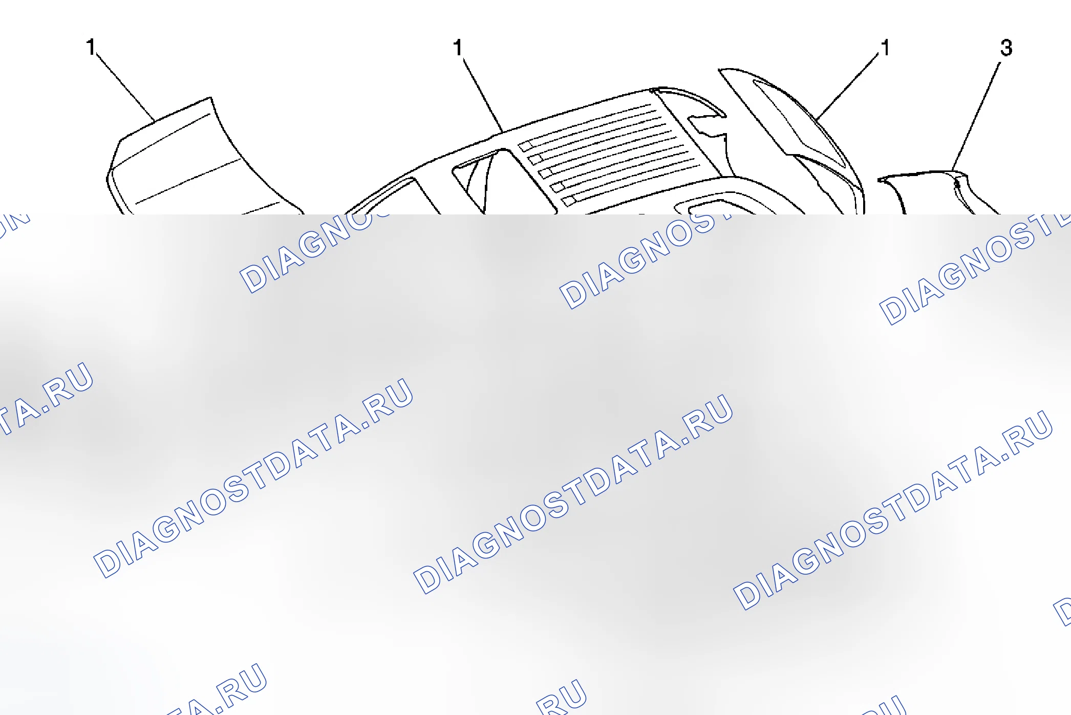 Рис. 9: Идентификация панели. Chevrolet Equinox I