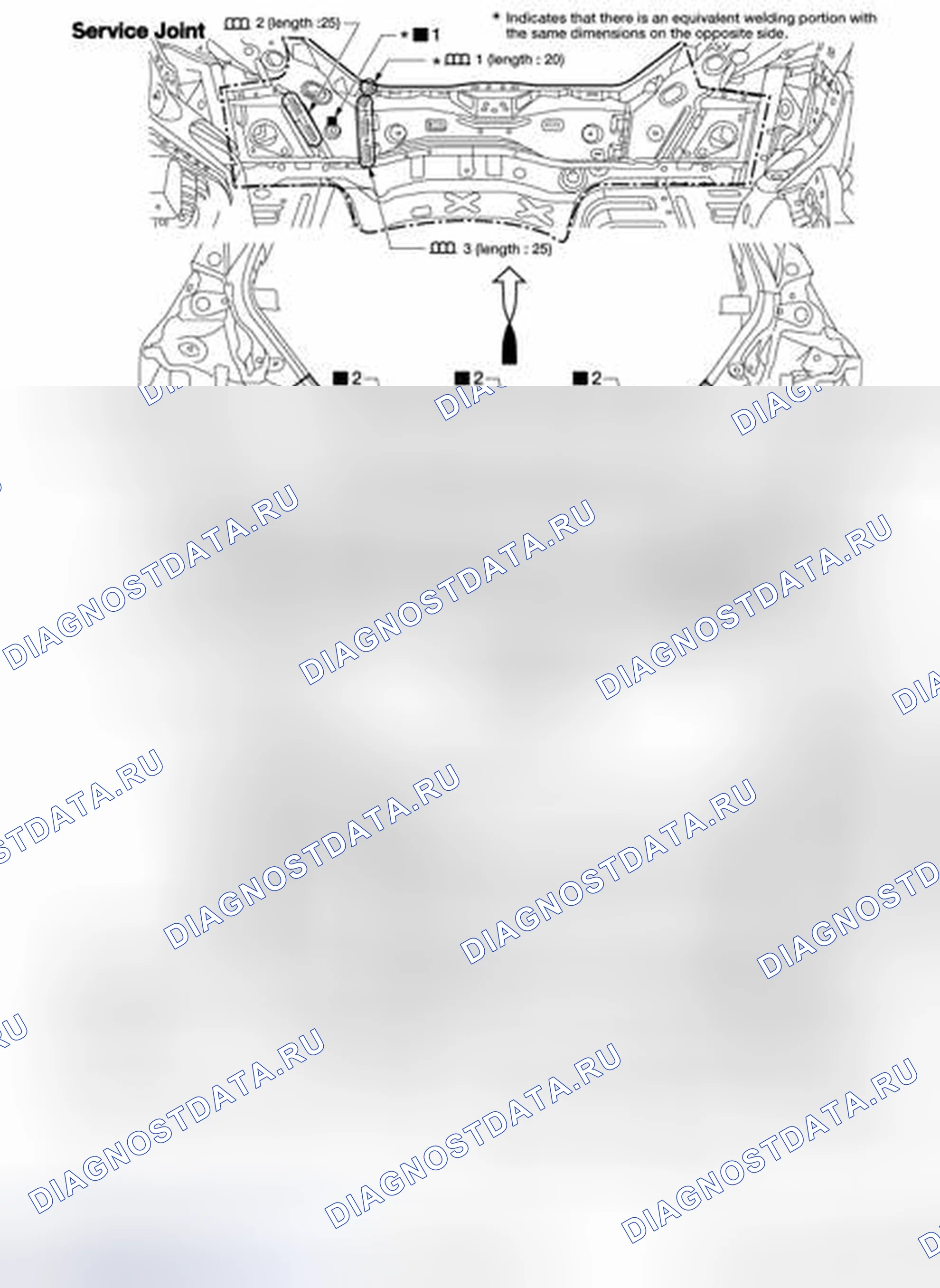 Рис. 344: ЗАДНЯЯ ПАНЕЛЬ. Honda UR-V I