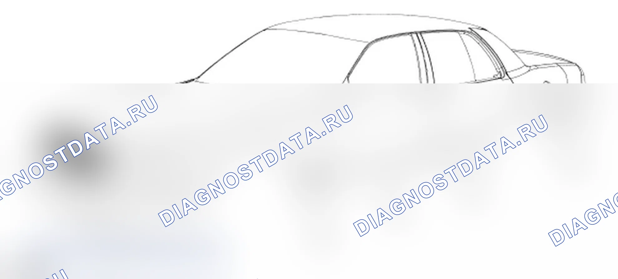 Рис. 13: Пластиковые компоненты. Mercury Grand Marquis IV рестайлинг