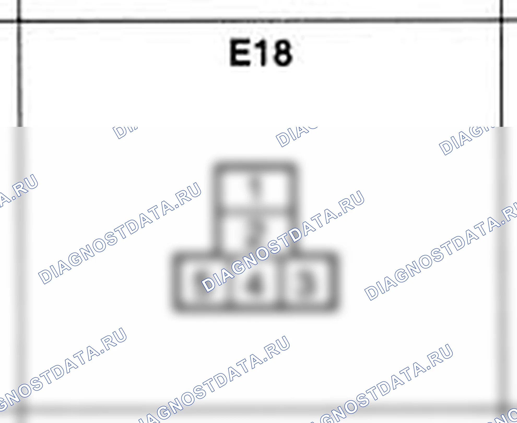 Распиновка разъёма E18 — жгута двигателя. Hyundai Accent LC