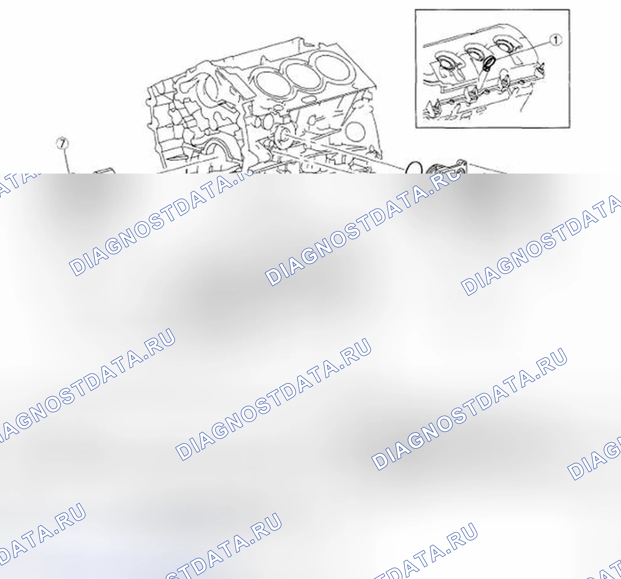 Рис. 1: ИНДЕКС РАСПОЛОЖЕНИЯ СИСТЕМЫ СМАЗКИ [Mzi-3.7]. Mazda CX-9 I