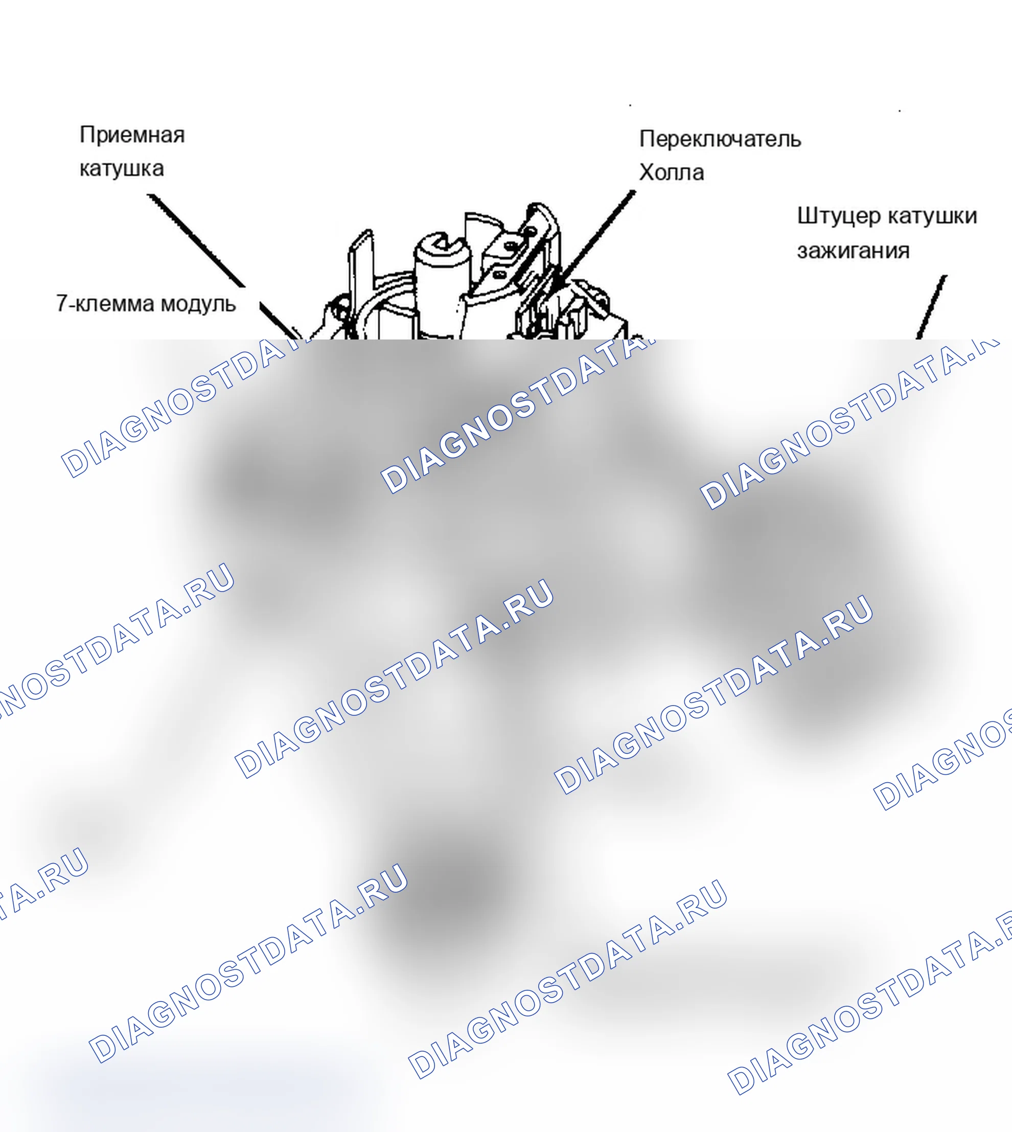Рис. 2: HEI-EST Dist W/Hall Effect Sw. (Показана модель внешней катушки). Chevrolet Cavalier I