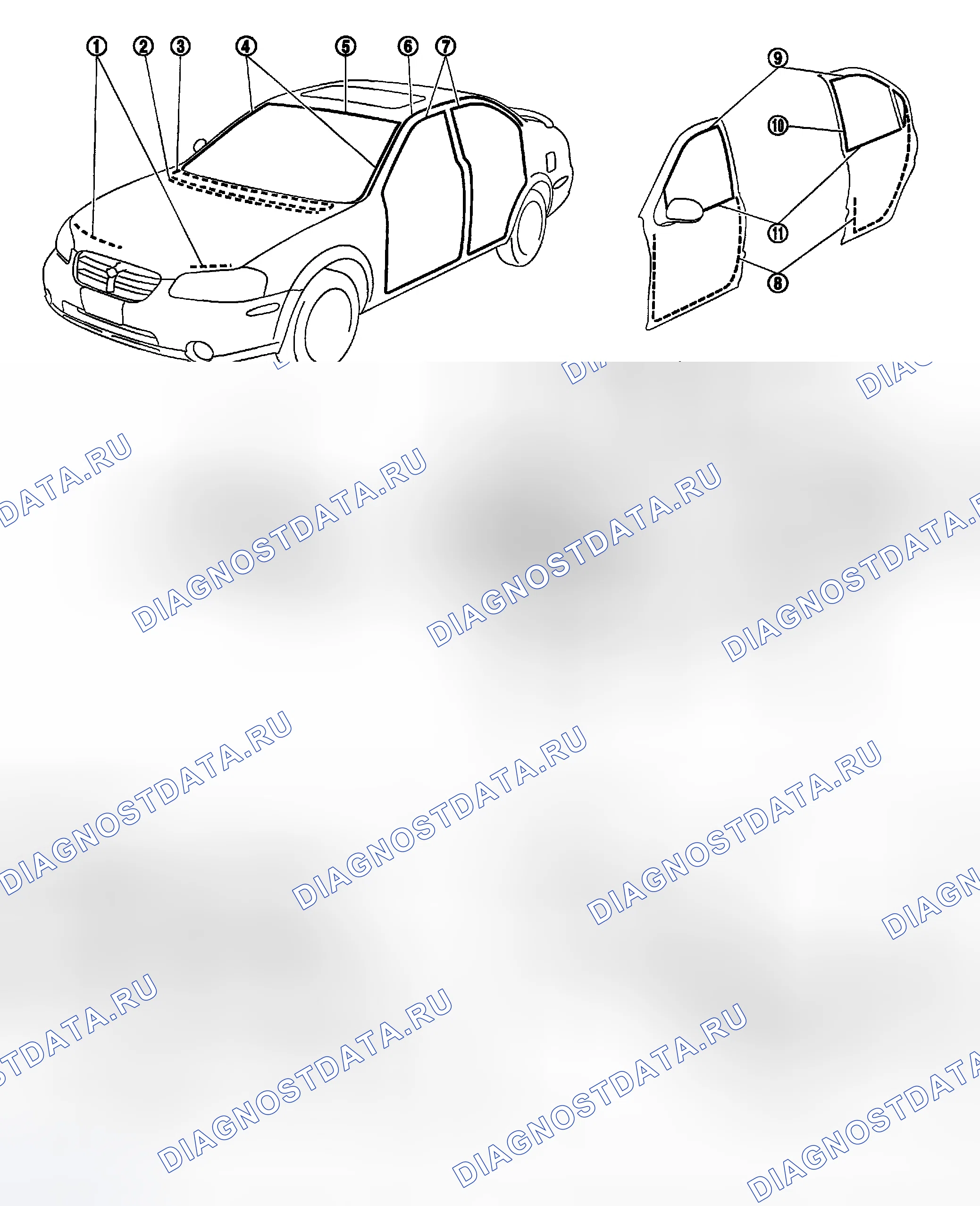 Рис. 35: ДЕМОНТАЖ И МОНТАЖ. Nissan Maxima A33