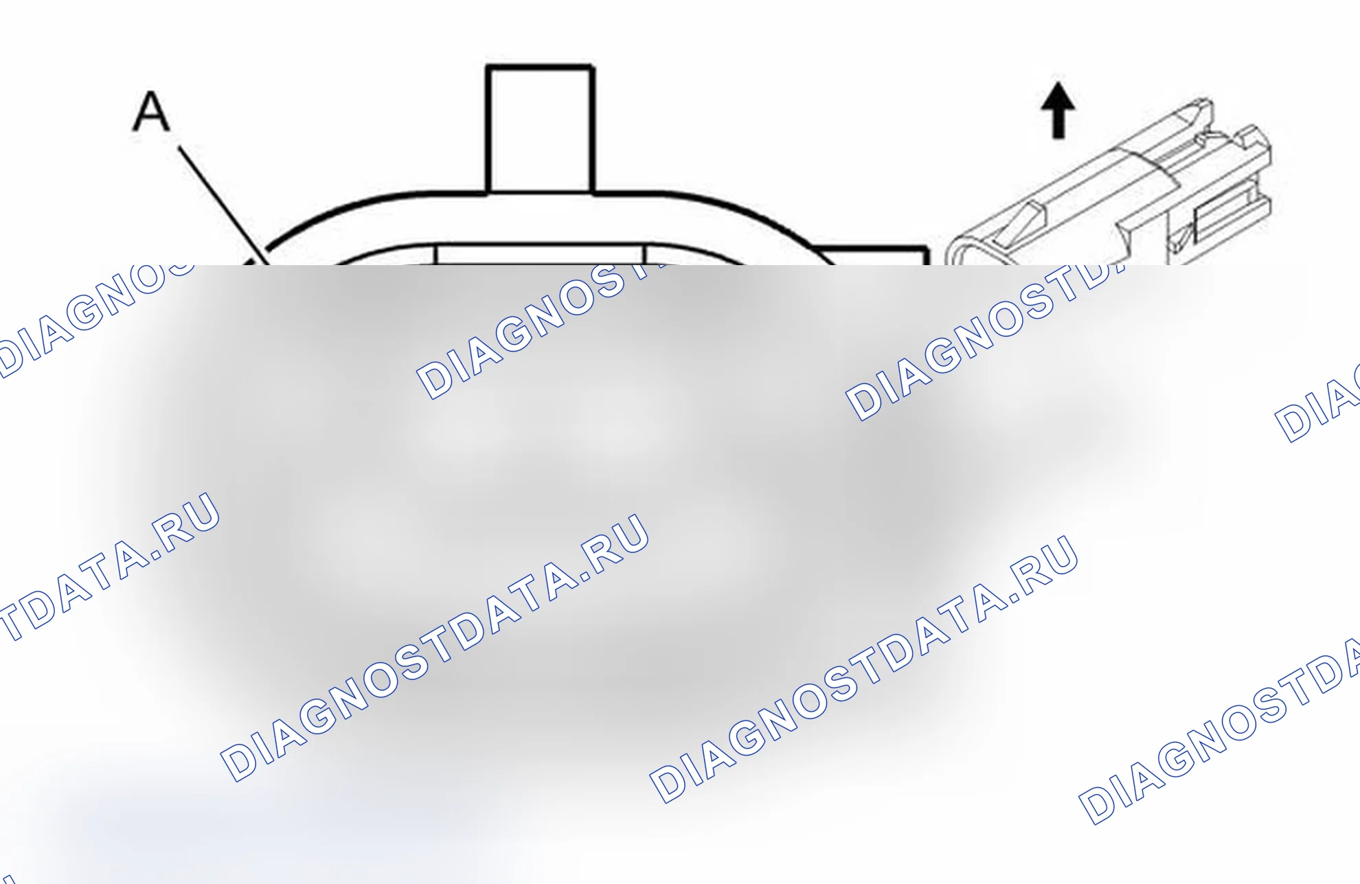 Рис. 420: Переключатель рукоятки дверь багажника (E52). Chevrolet Tahoe III