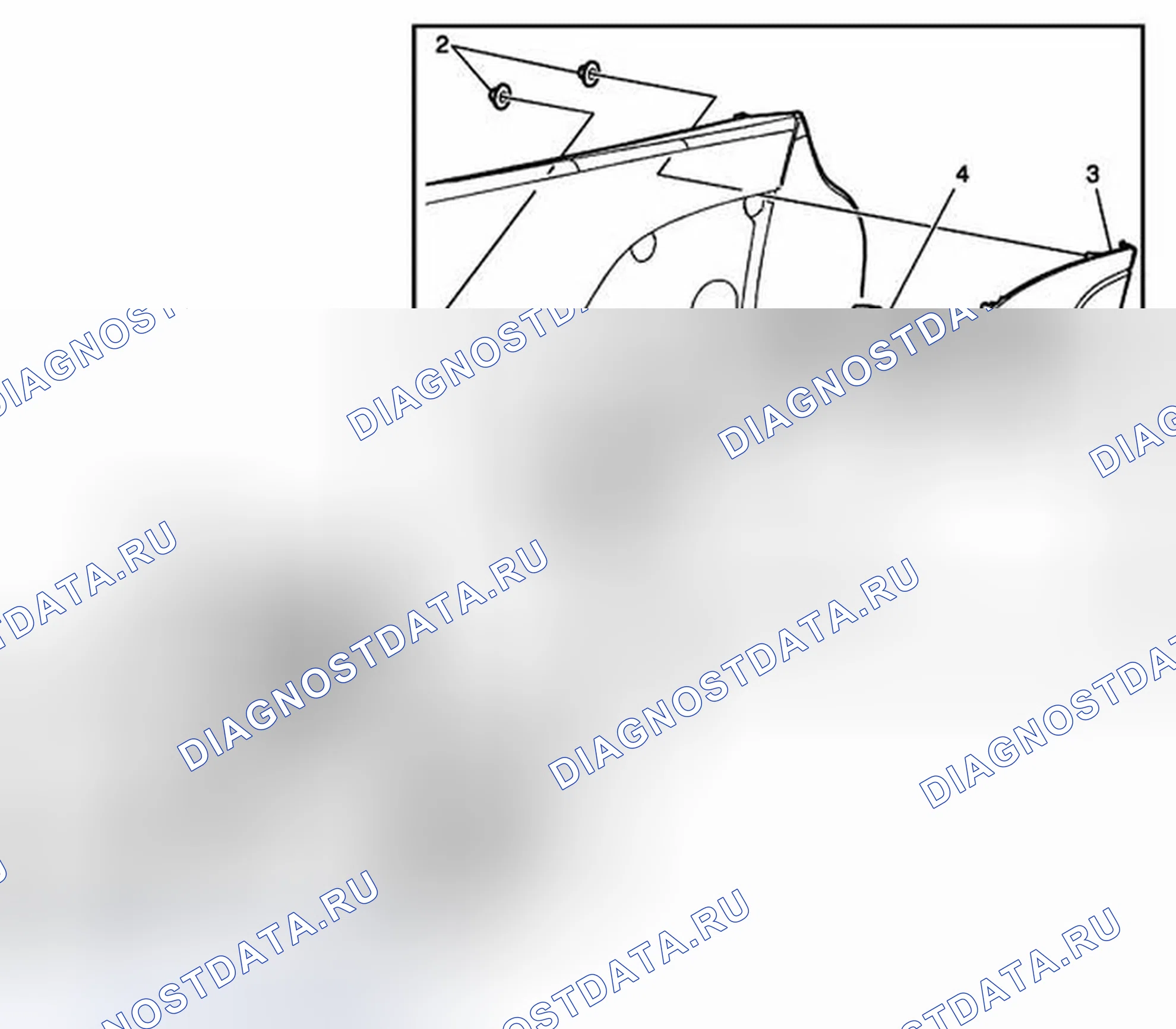 Рис. 21: Замена переключателя памяти регулятора сиденья водителя. Chevrolet Corvette C6