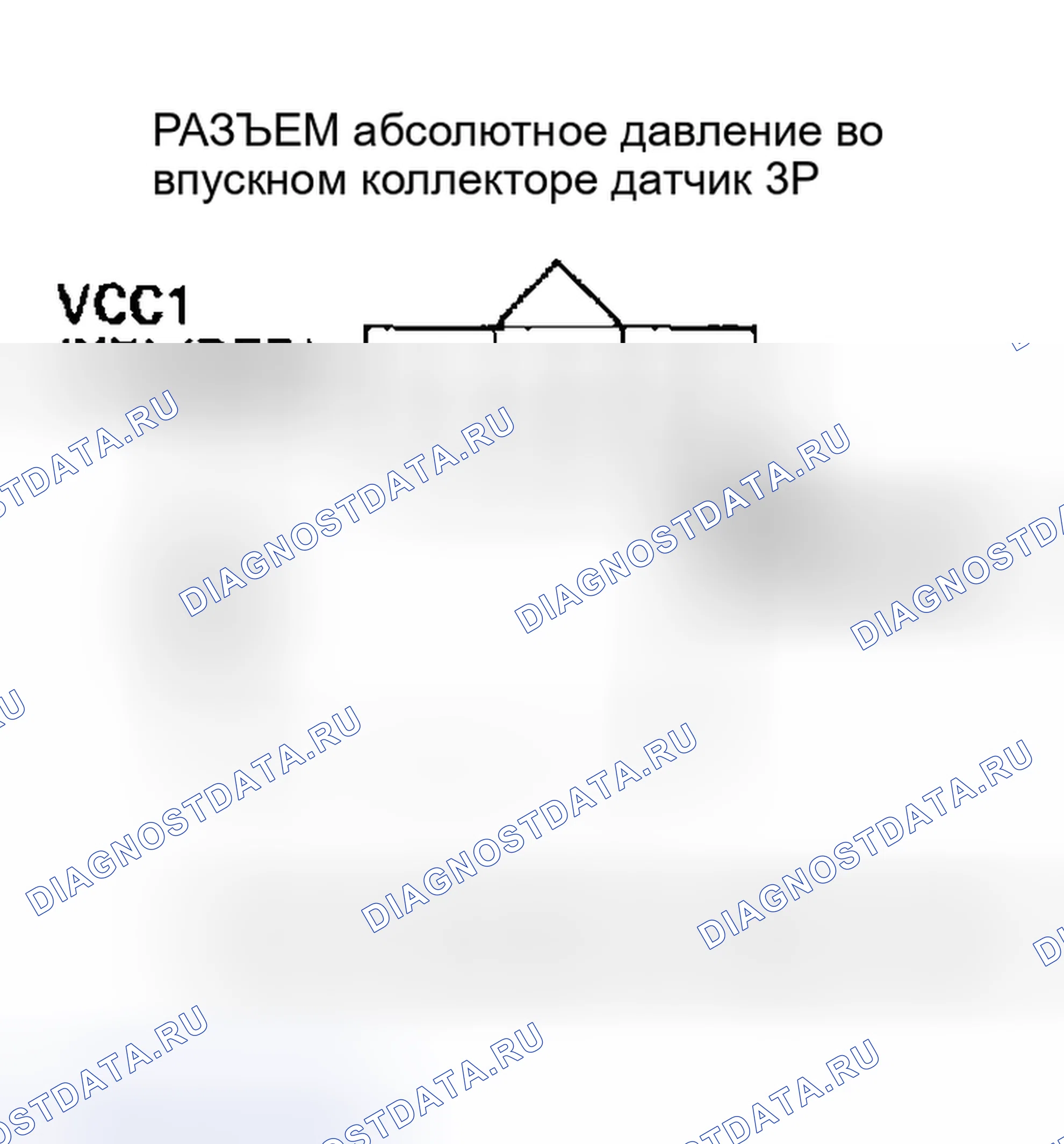 Рис. 78: P0107 расшифровка кода ошибки: низкое напряжение цепи датчика абсолютное давление во впускном коллекторе. Honda CR-V II