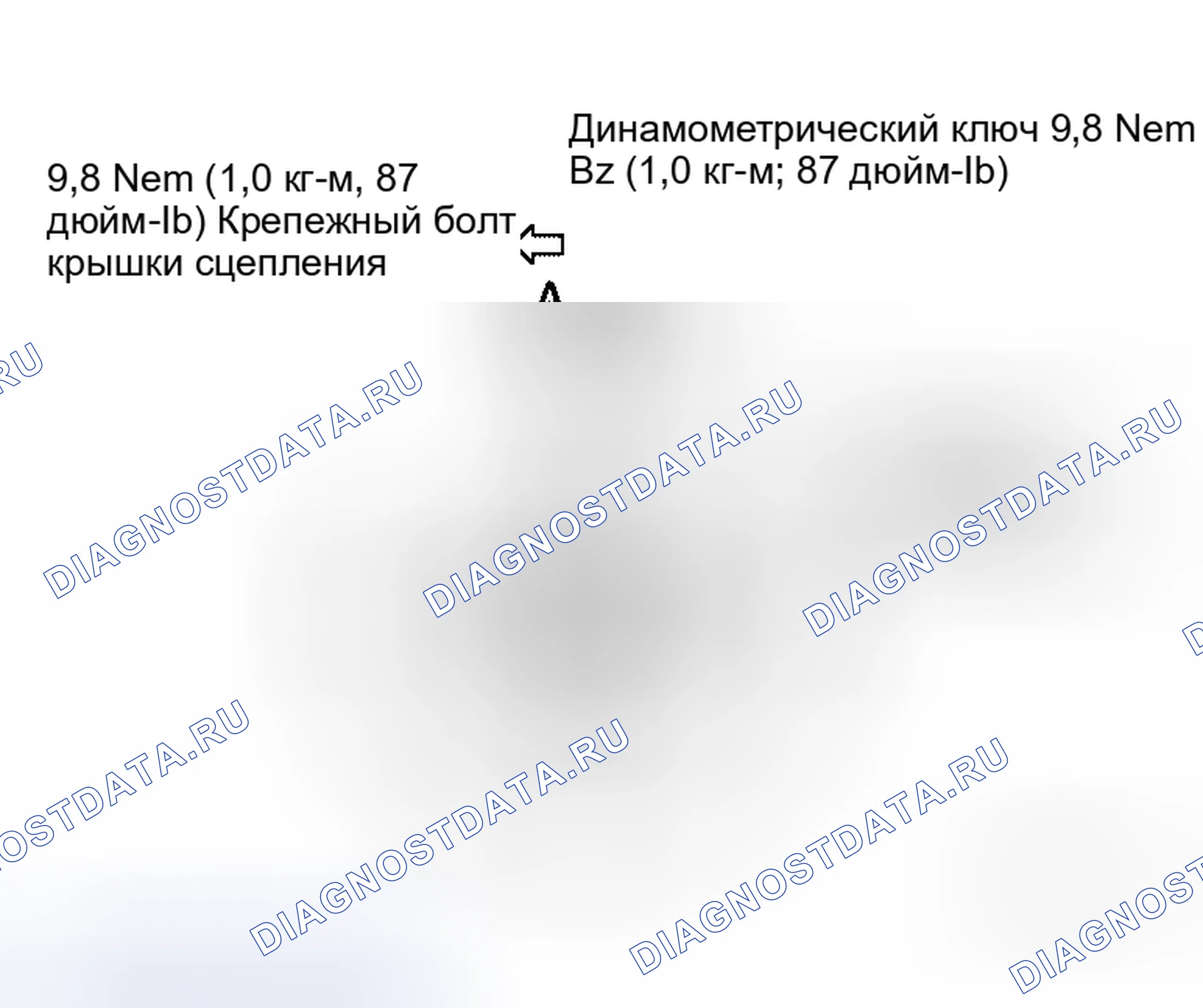 Рис. 238: Величина перемещения в радиальном направлении (вращение). Honda Odyssey I