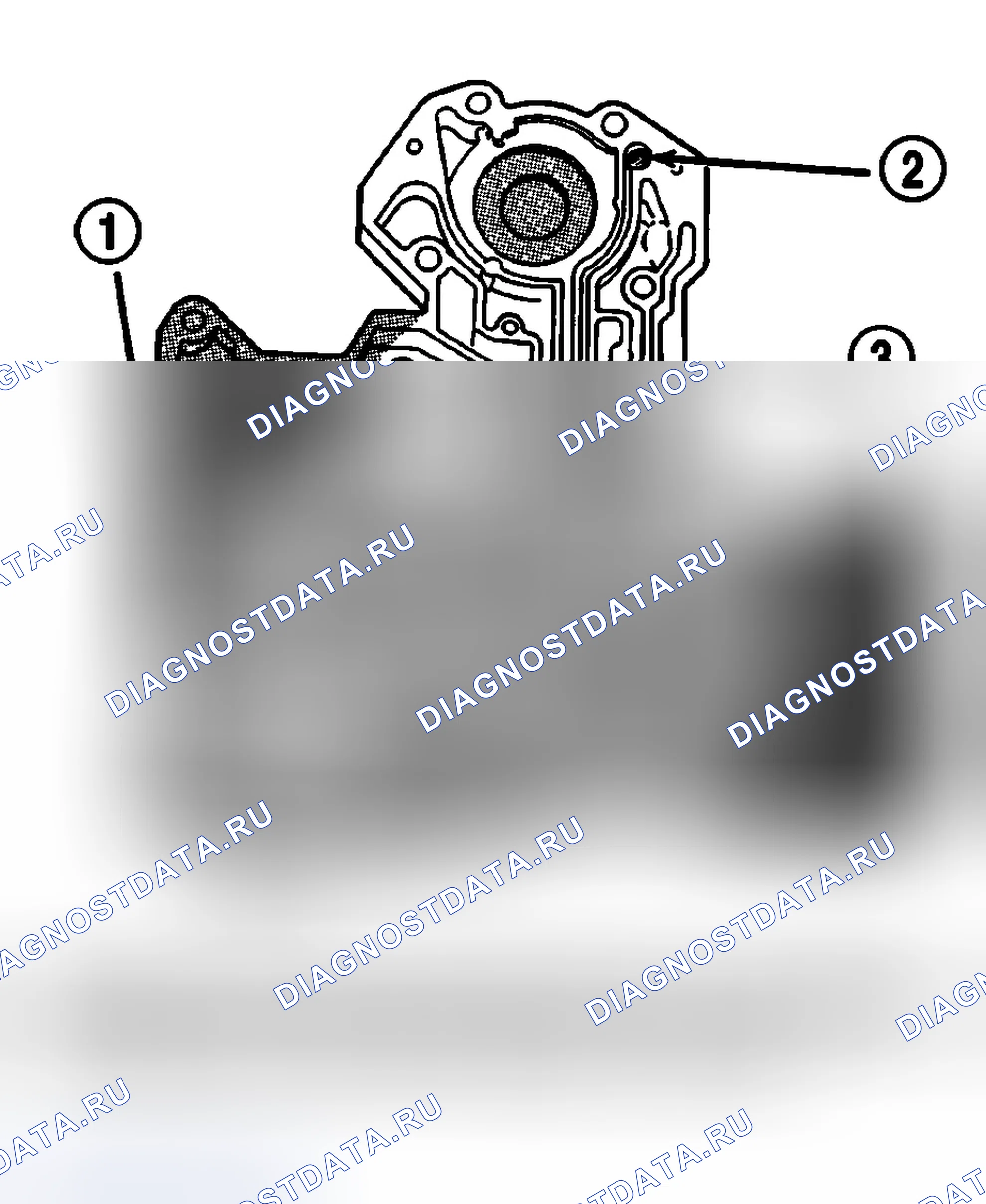 Рис. 423: ПЕРЕДАТОЧНАЯ ПЛАСТИНА. Dodge Pickup R2500 