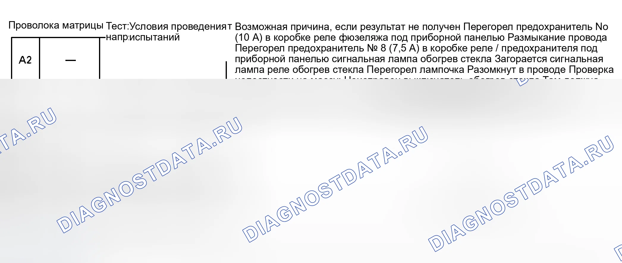 Рис. 7: Схема таймера обогрев стекла заднего окна. Honda Odyssey I