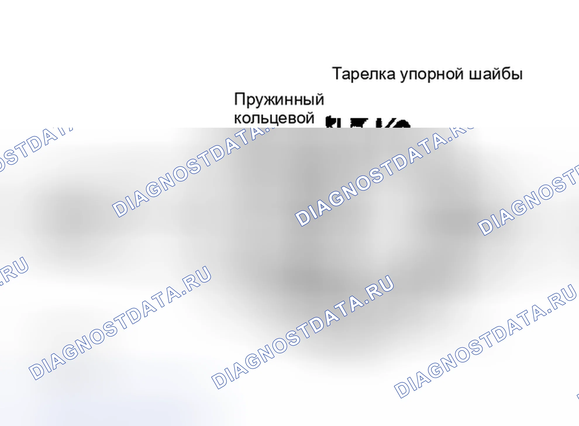 Рис. 4: Вид в разрезе соединения Volkswagen External CV, показывающий установку тарелок и упорных шайб. Volkswagen Jetta I