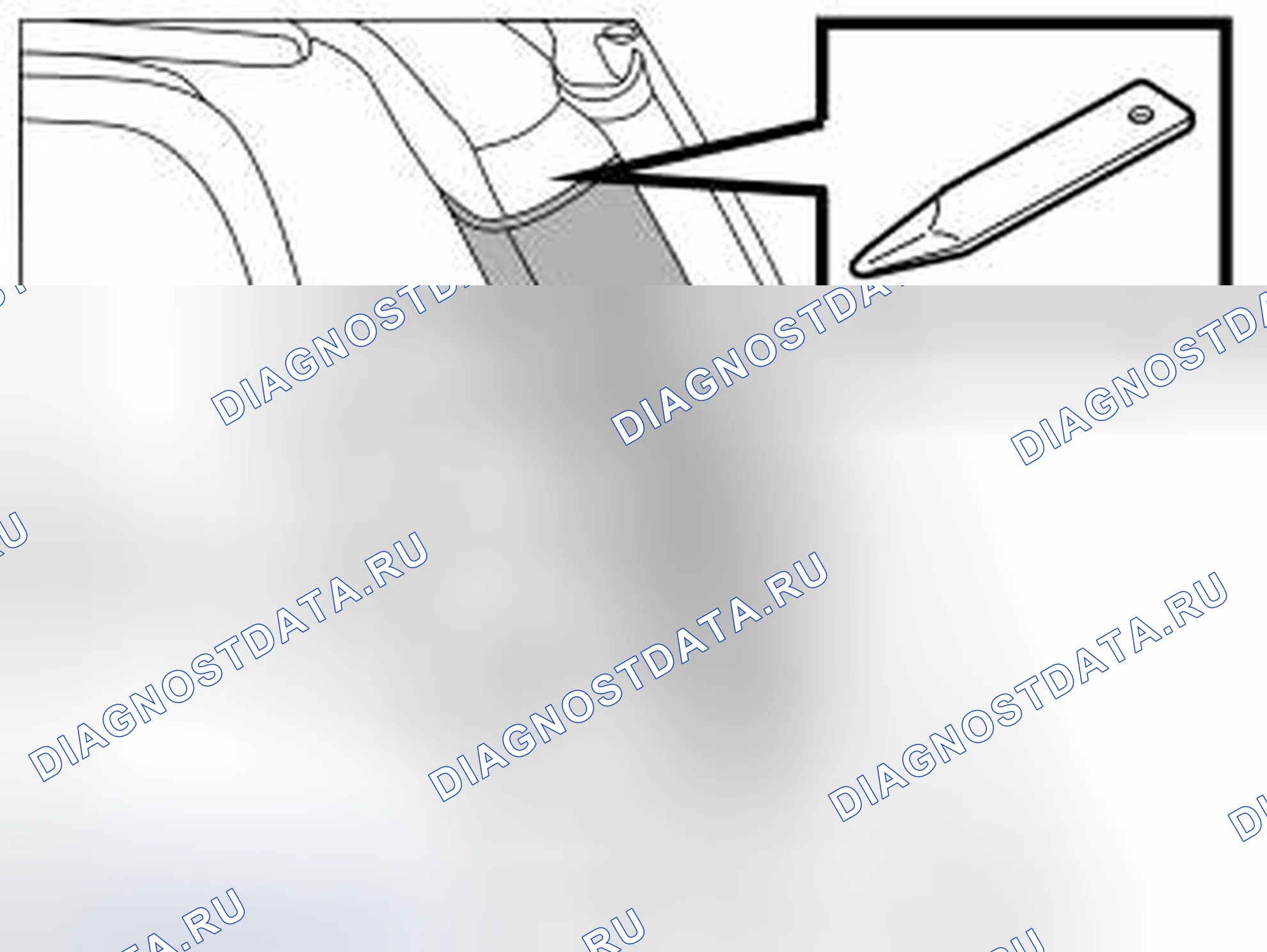 Рис. 297: УСТАНОВКА АНТЕННЫ. Volvo S40 II рестайлинг