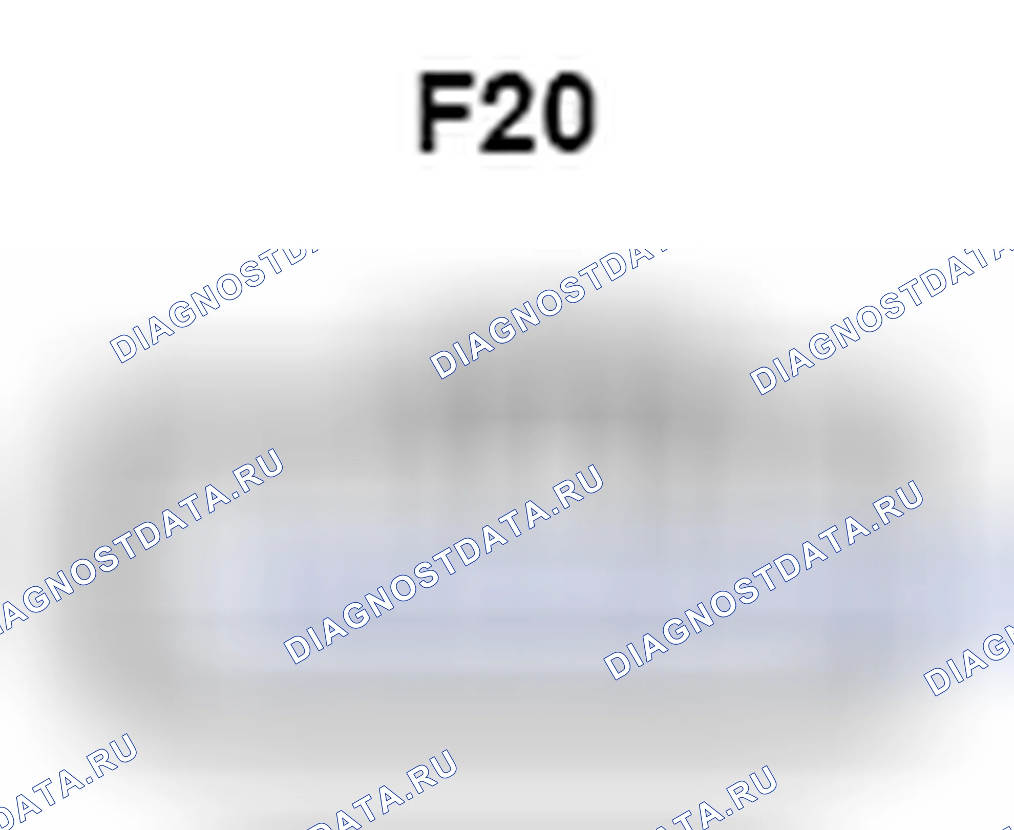 Рис. 1243: Вид с торца разъема усилителя стереокомпонента (F20). Toyota Camry XV40