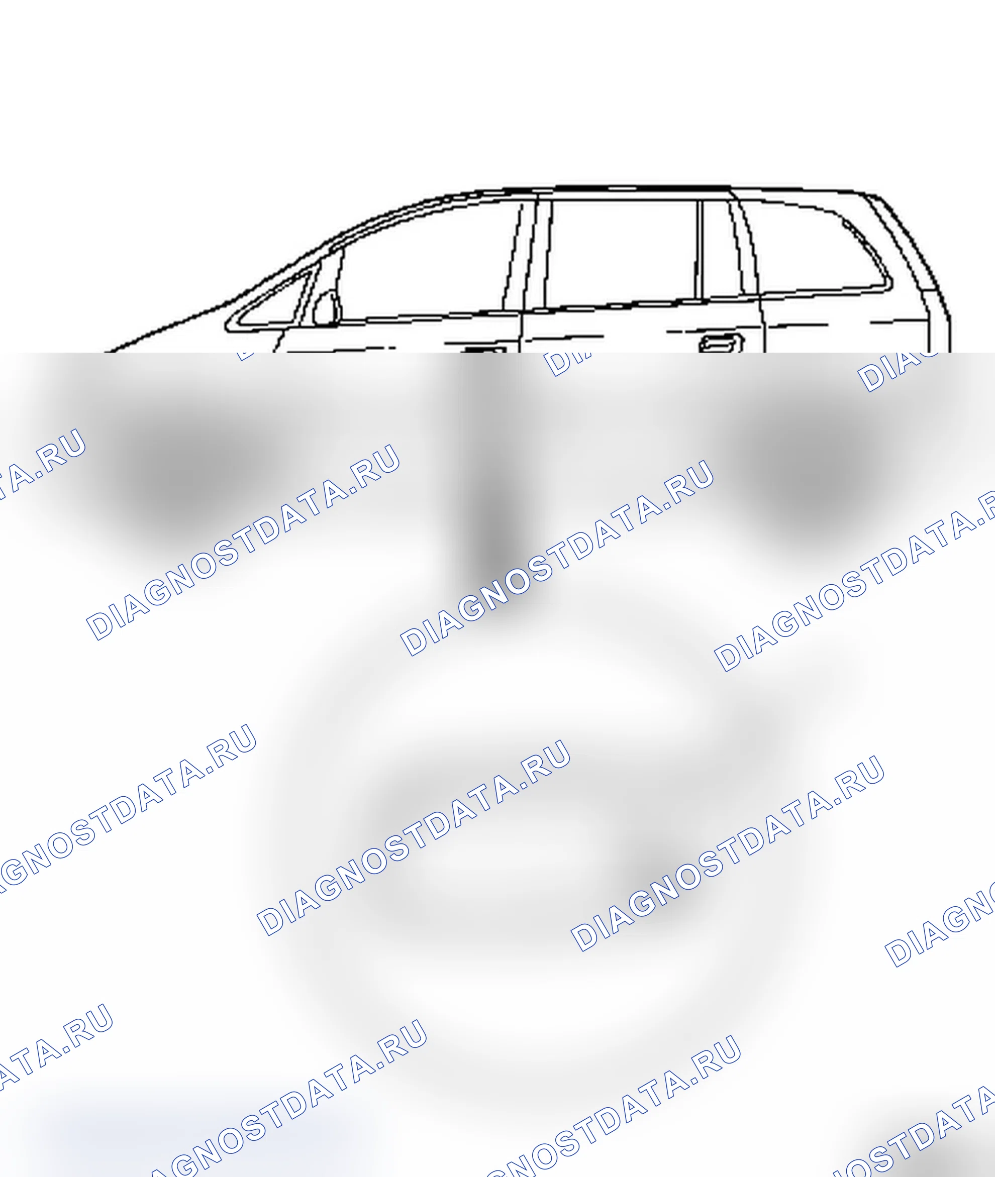 Пластмассовые детали, окрашенные в условиях серийного производства. Opel Zafira A рестайлинг