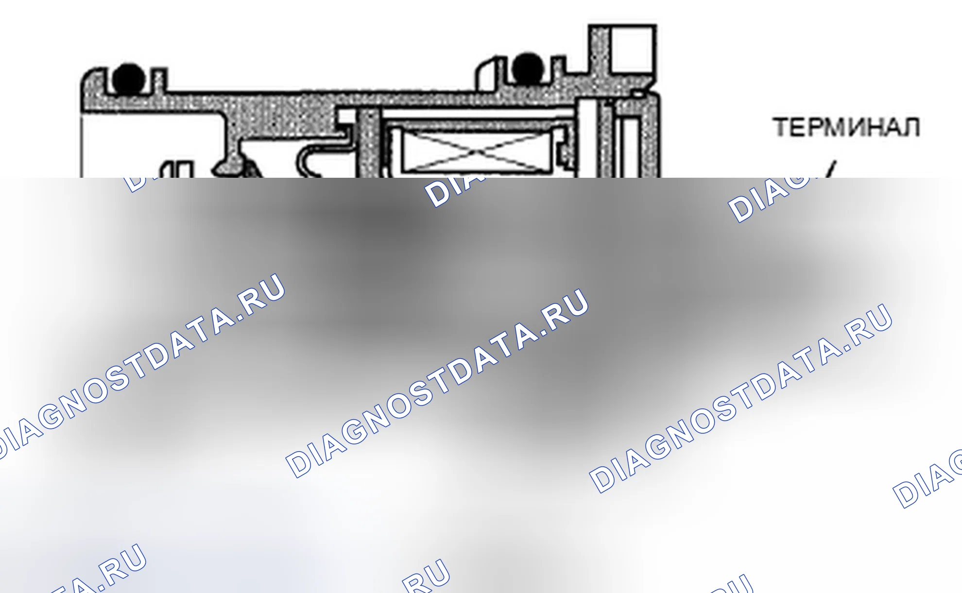 Рис. 63: Запорный клапан вентиляции канистры EVAP. Acura TSX II