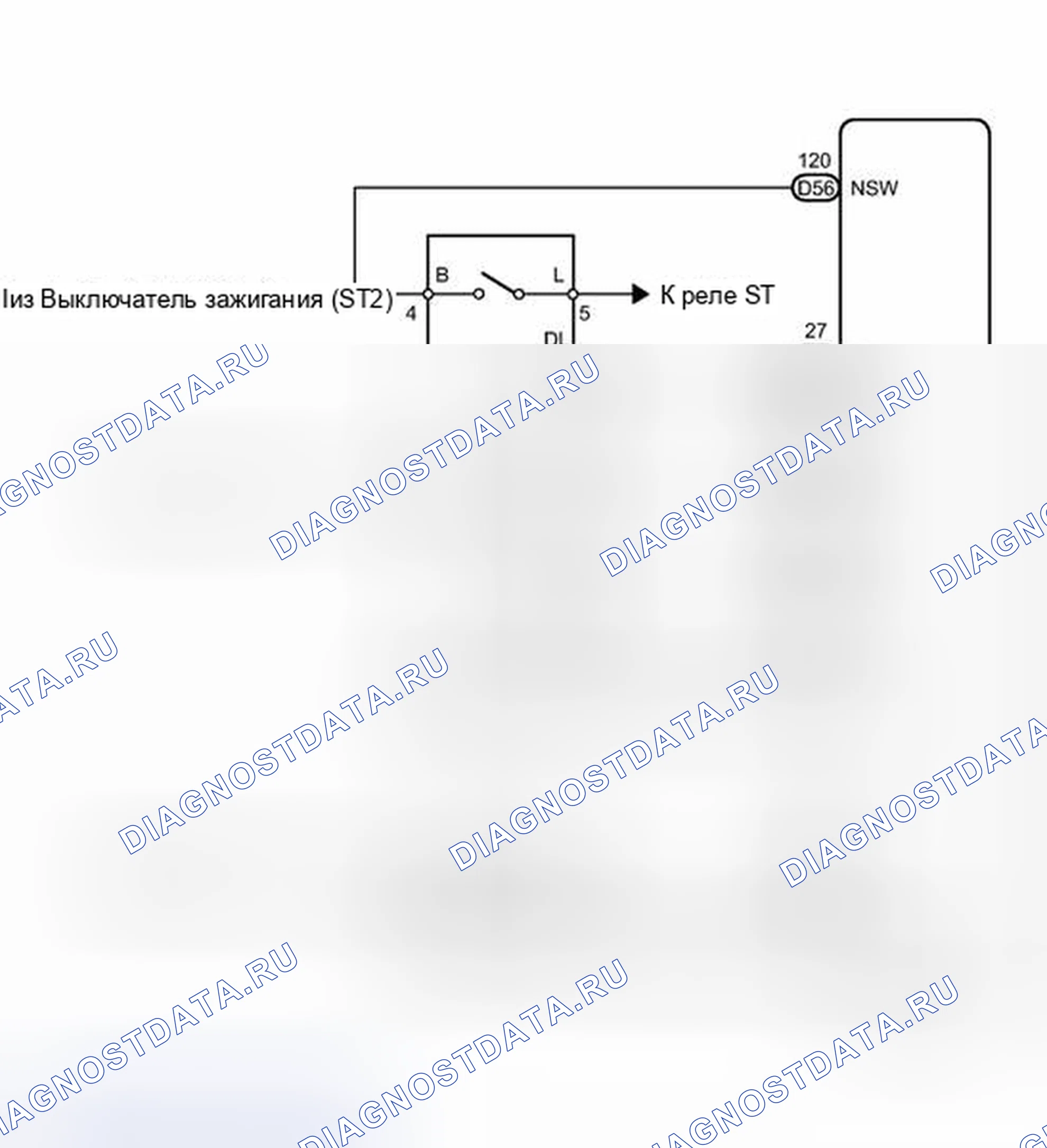 Рис. 1772: электросхема. Toyota Sequoia II рестайлинг