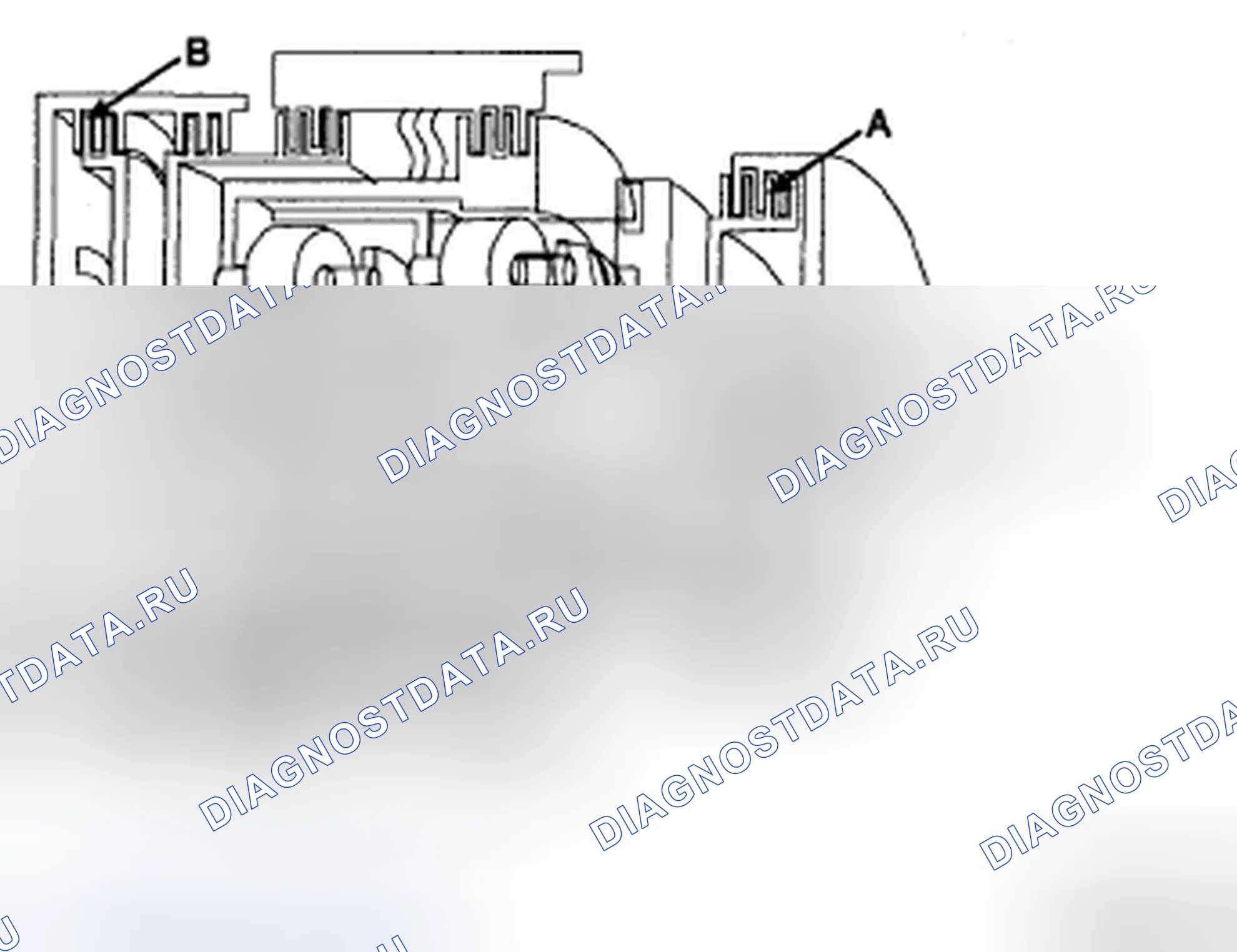 Рис. 127: 3RD ПОТОК МОЩНОСТИ ЗУБЧАТОЙ ПЕРЕДАЧИ. Hyundai Tucson I