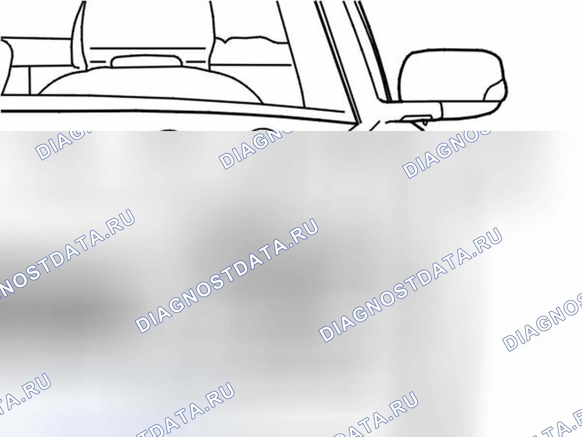Рис. 10: ПОЛОЖЕНИЕ ЛАМП. Volvo V50 I
