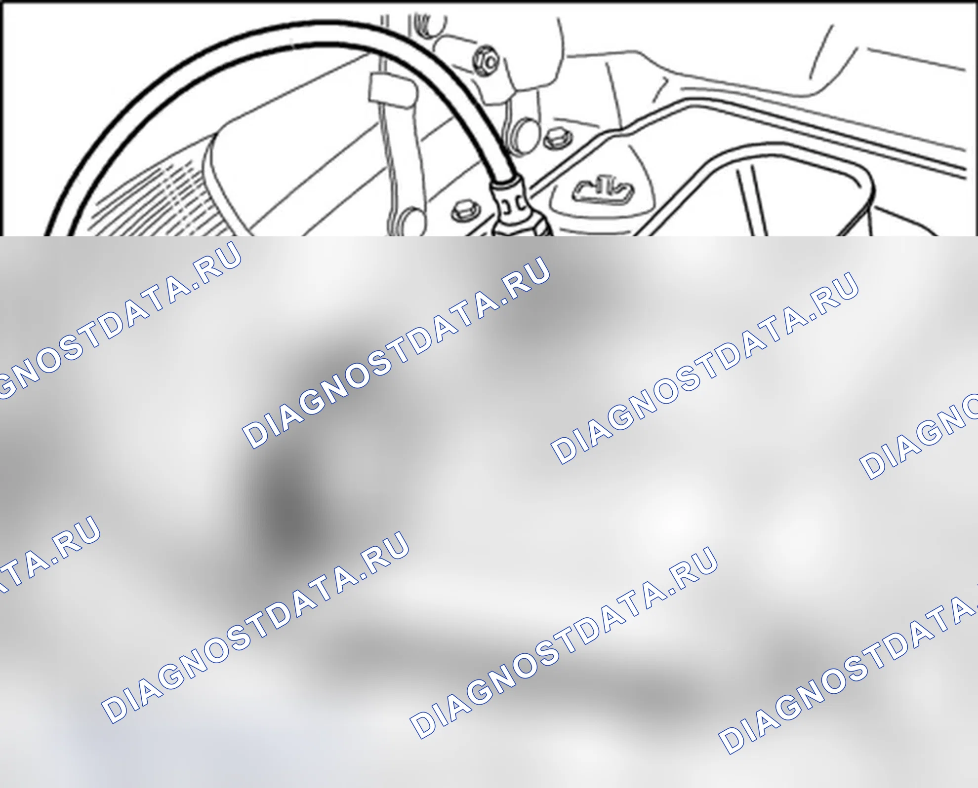 Рис. 2: Проверка системы охлаждения на наличие утечек. Porsche 911 GT3 997
