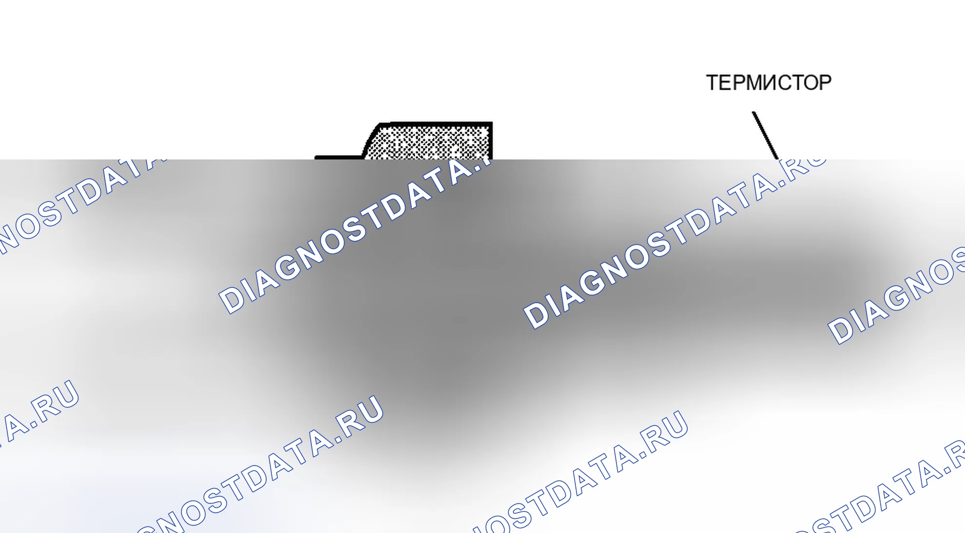 Рис. 106: Датчик температуры охлаждающей жидкости двигателя (температура охлаждающей жидкости). Honda Civic VII