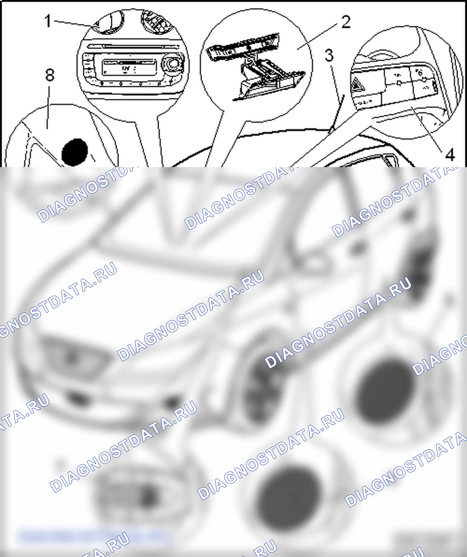 Радиосистема " " Car Stereo MP3 ". SEAT Ibiza IV