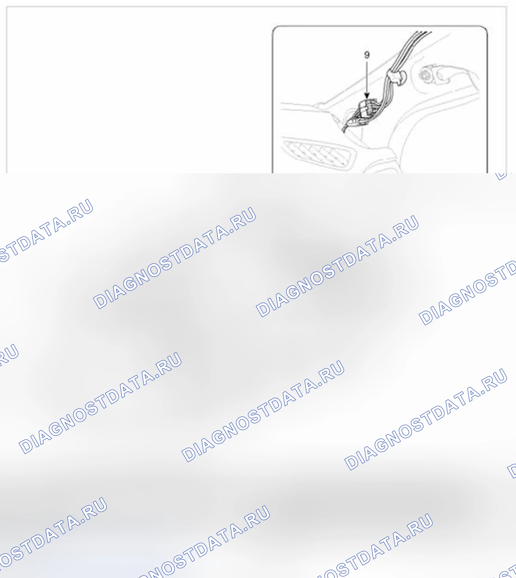 Рис. 1: Расположение компонентов. Hyundai Azera II