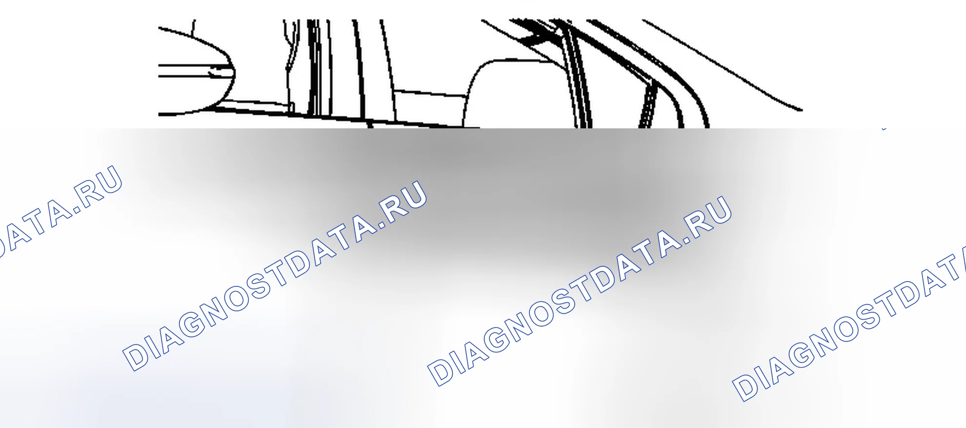 Рис. 18: Замена дверного оконного ремня на задней стороне (нижняя). Chevrolet Volt I