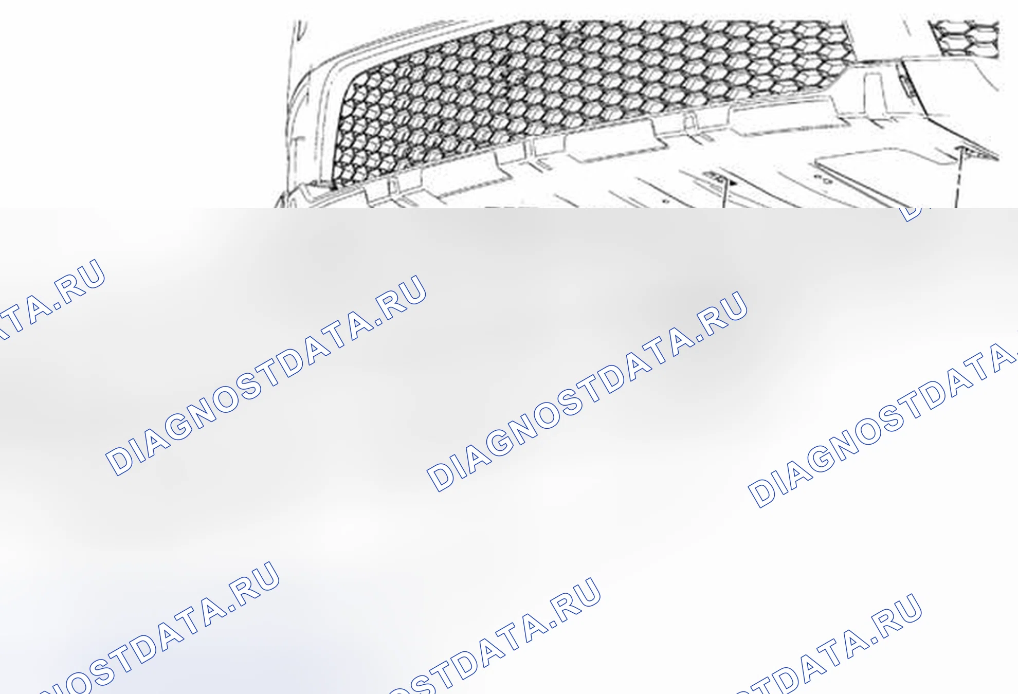 Рис. 14: Замена передней бамперной накладки. Chevrolet Orlando I