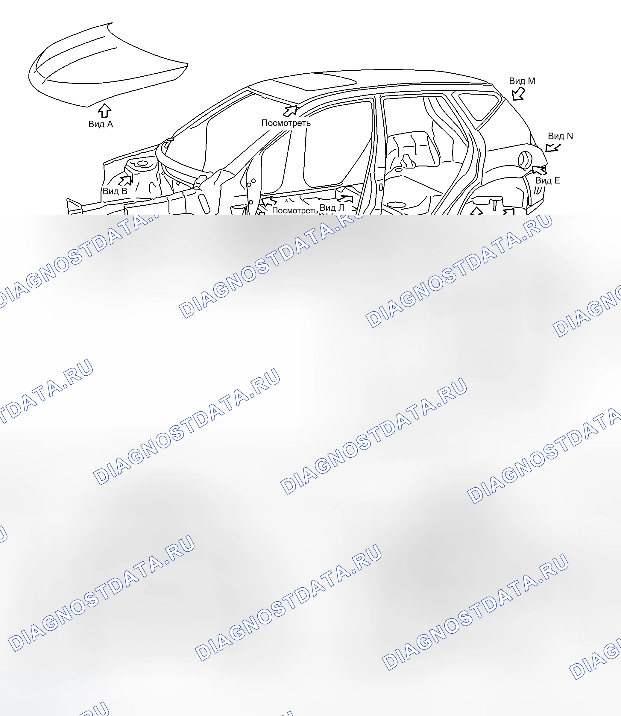 Рис. 15: ОПИСАНИЕ замков дверей и противоугонной системы. Nissan Murano Z50