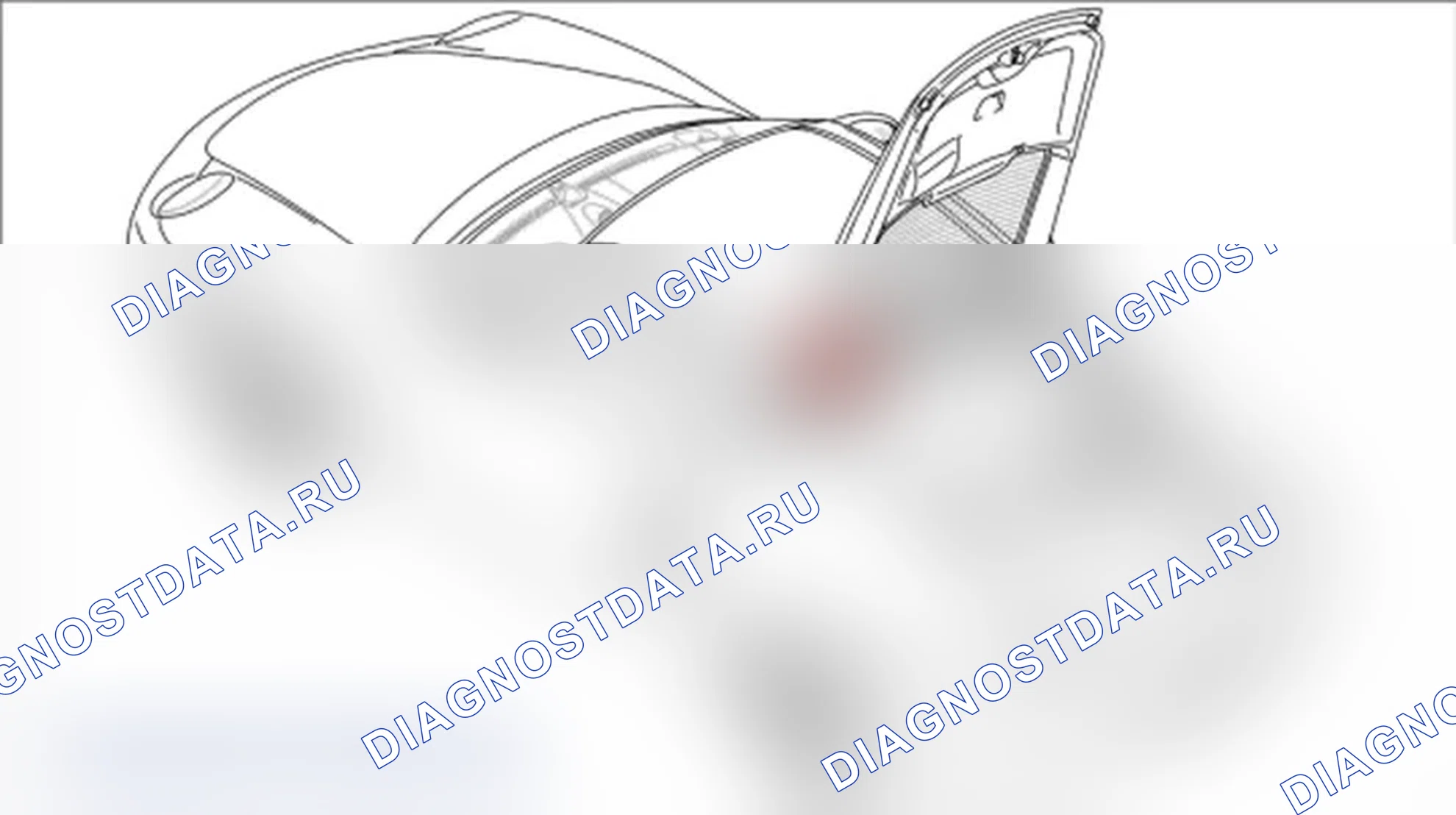 Рис. 238: Снятие накладки петли задней крышки. Porsche Boxster S 987