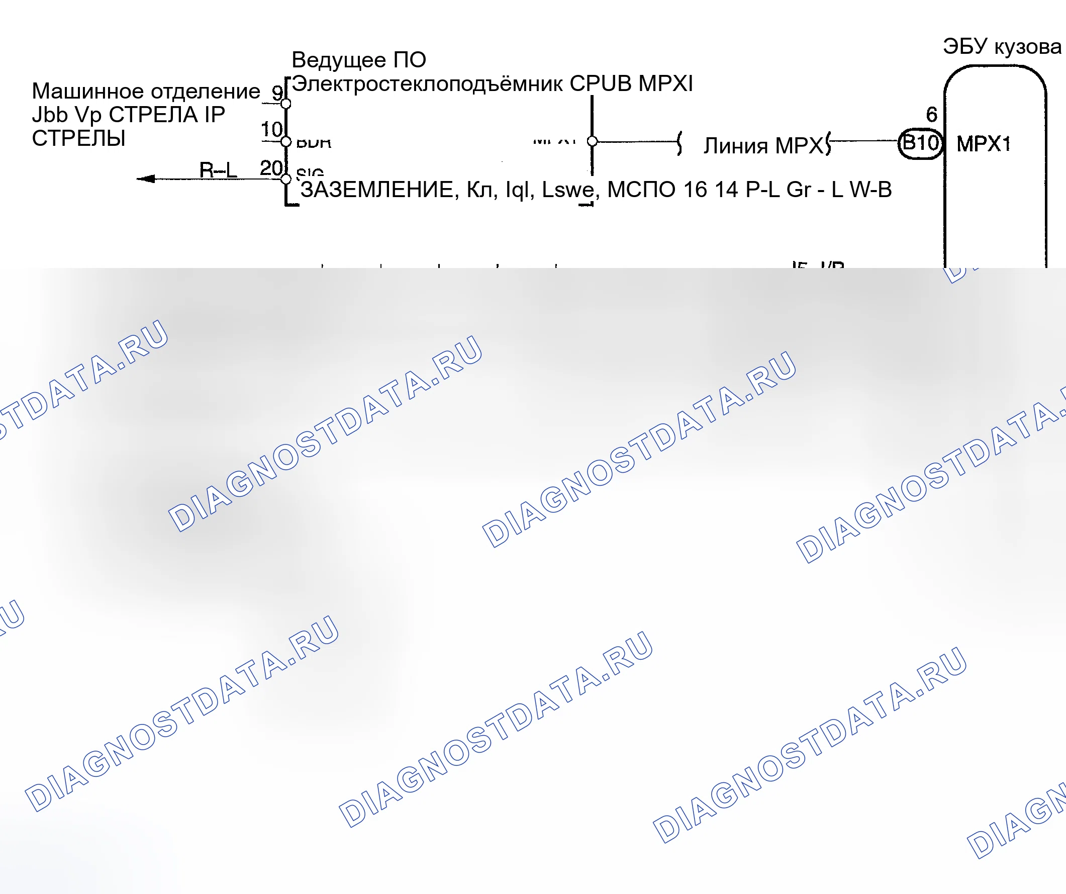 Рис. 27: электросхема. Toyota Highlander I