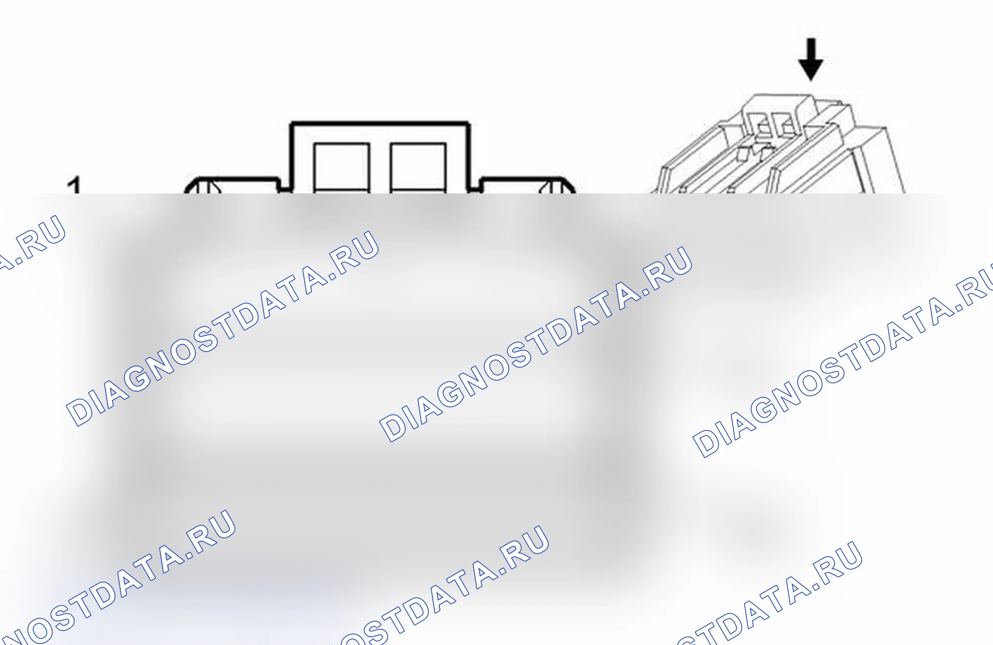 Рис. 548: Разветвитель видеосигнала X2 (X88 или Z88, с DNU). Chevrolet Tahoe III