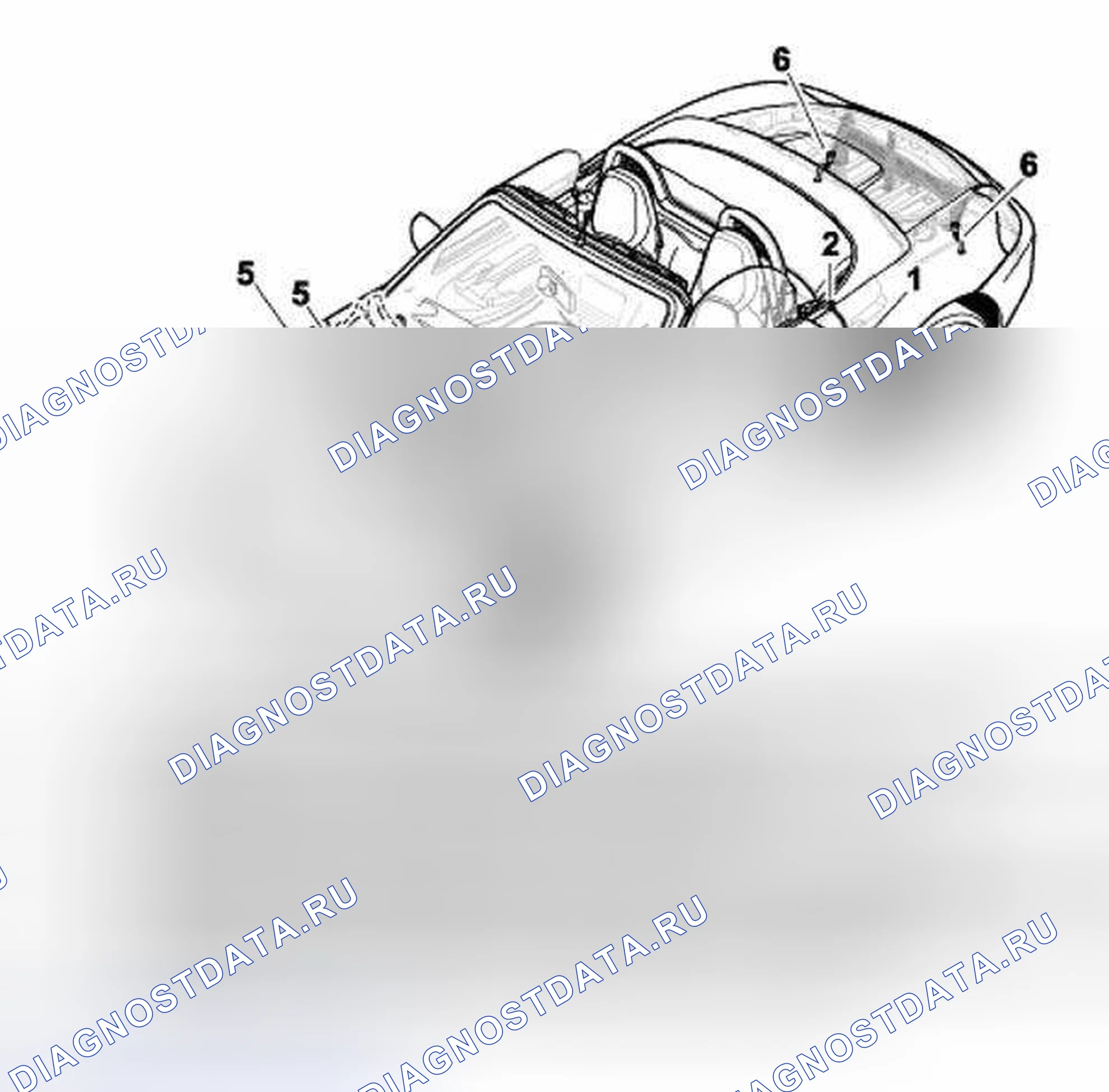 Рис. 28: Водоотвод. Porsche Boxster S 986 рестайлинг