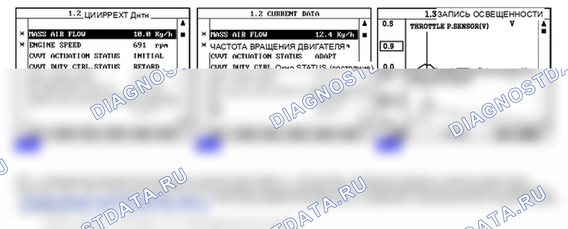 P0103: Цепь датчика расхода воздуха - высокий уровень сигнала. Kia Sportage KM