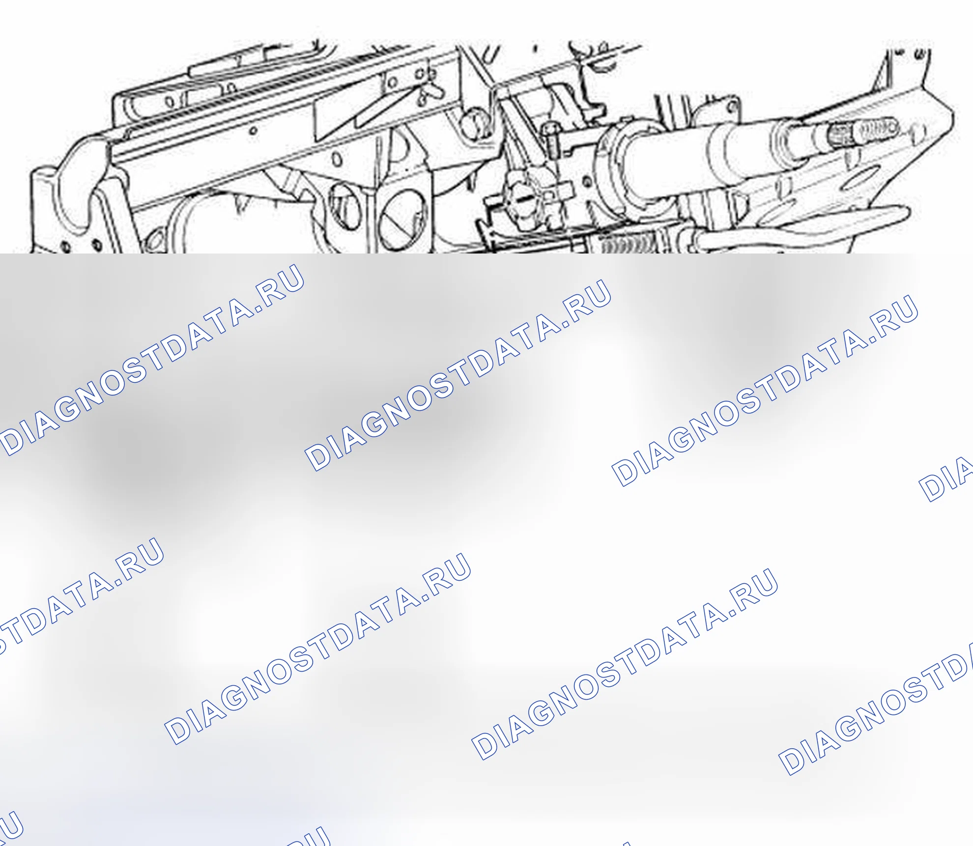Рис. 2: ЗАМЕНА ЗАМКА РУЛЕВОГО УПРАВЛЕНИЯ. Porsche Boxster 986