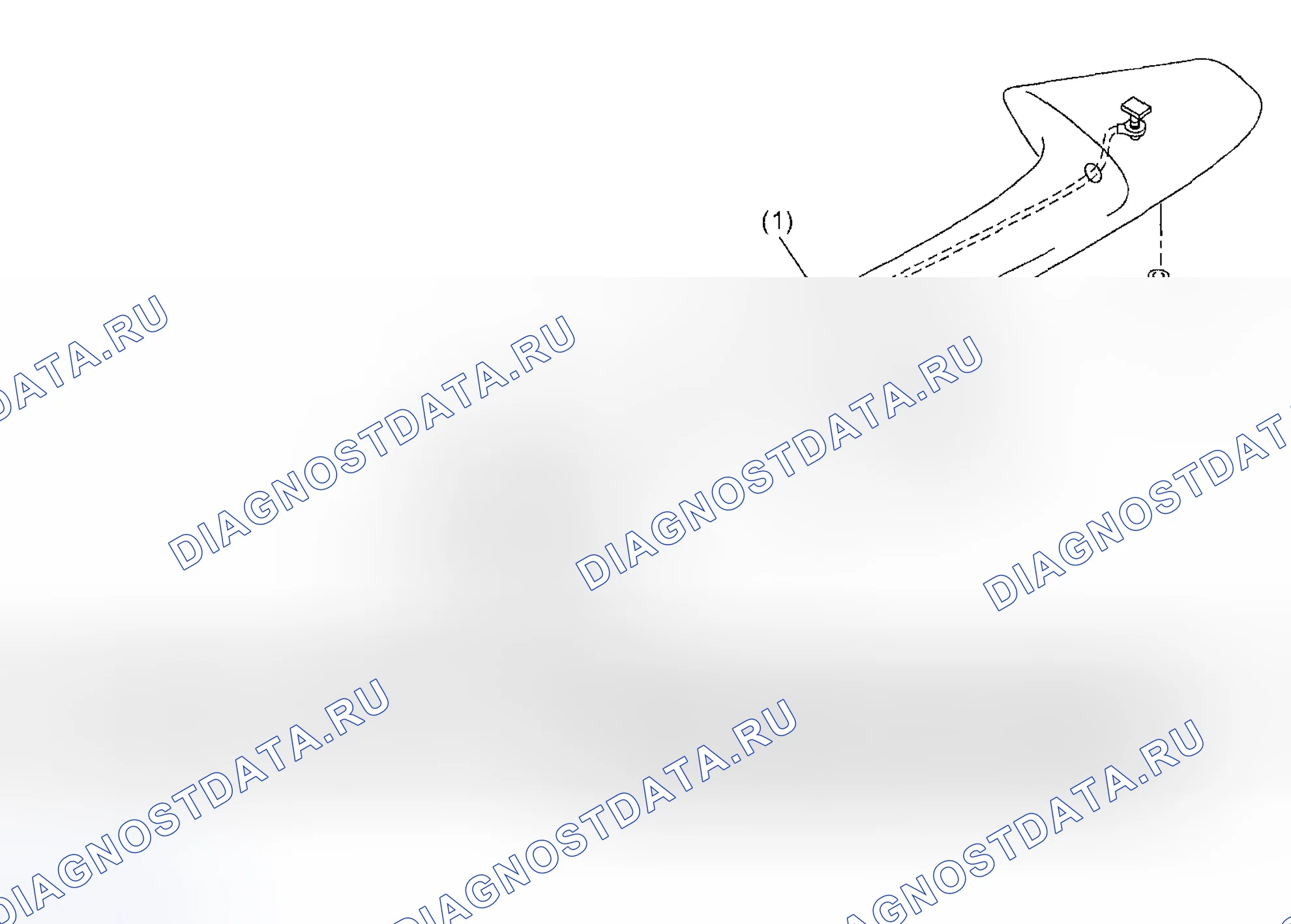 Рис. 9: Задний спойлер. Subaru Impreza GD/GC/GG рестайлинг
