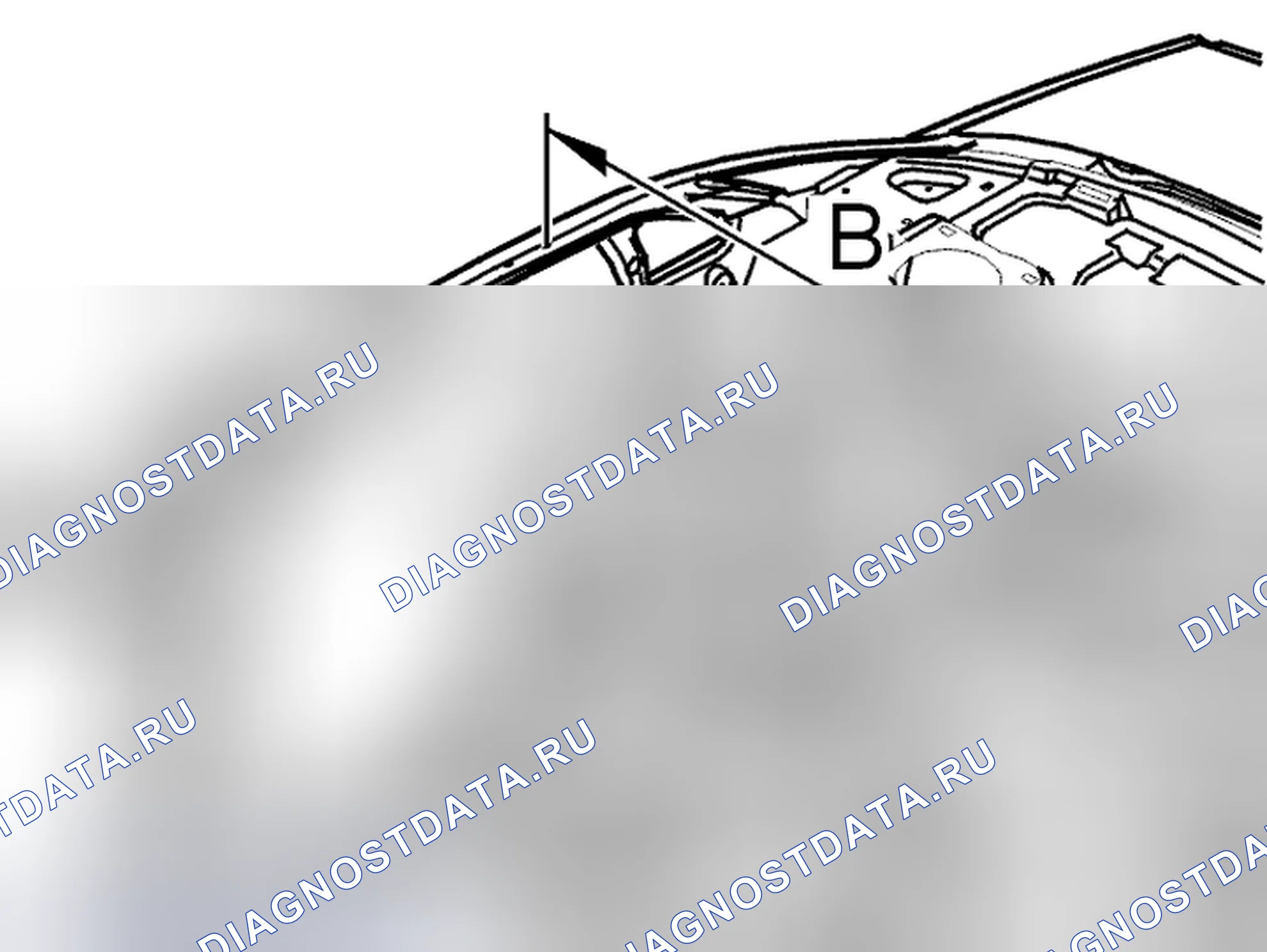 Рис. 233: Замена свода крыши, передней и задней рамы лобового стекла. Volvo S80 I