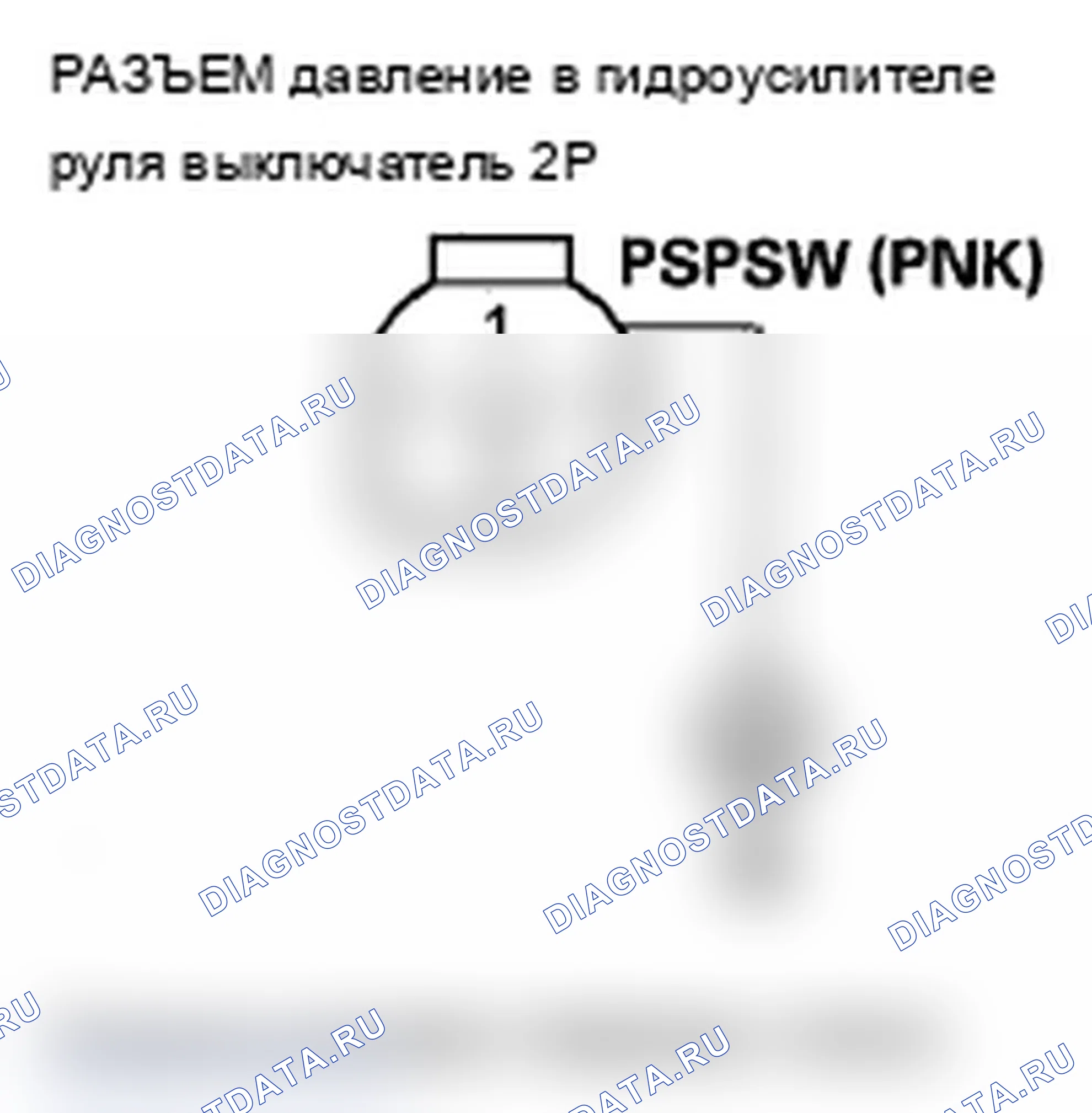 Рис. 271: Устранение неисправностей сигнальной цепи коммутатора давление в гидроусилителе руля. Acura MDX II рестайлинг