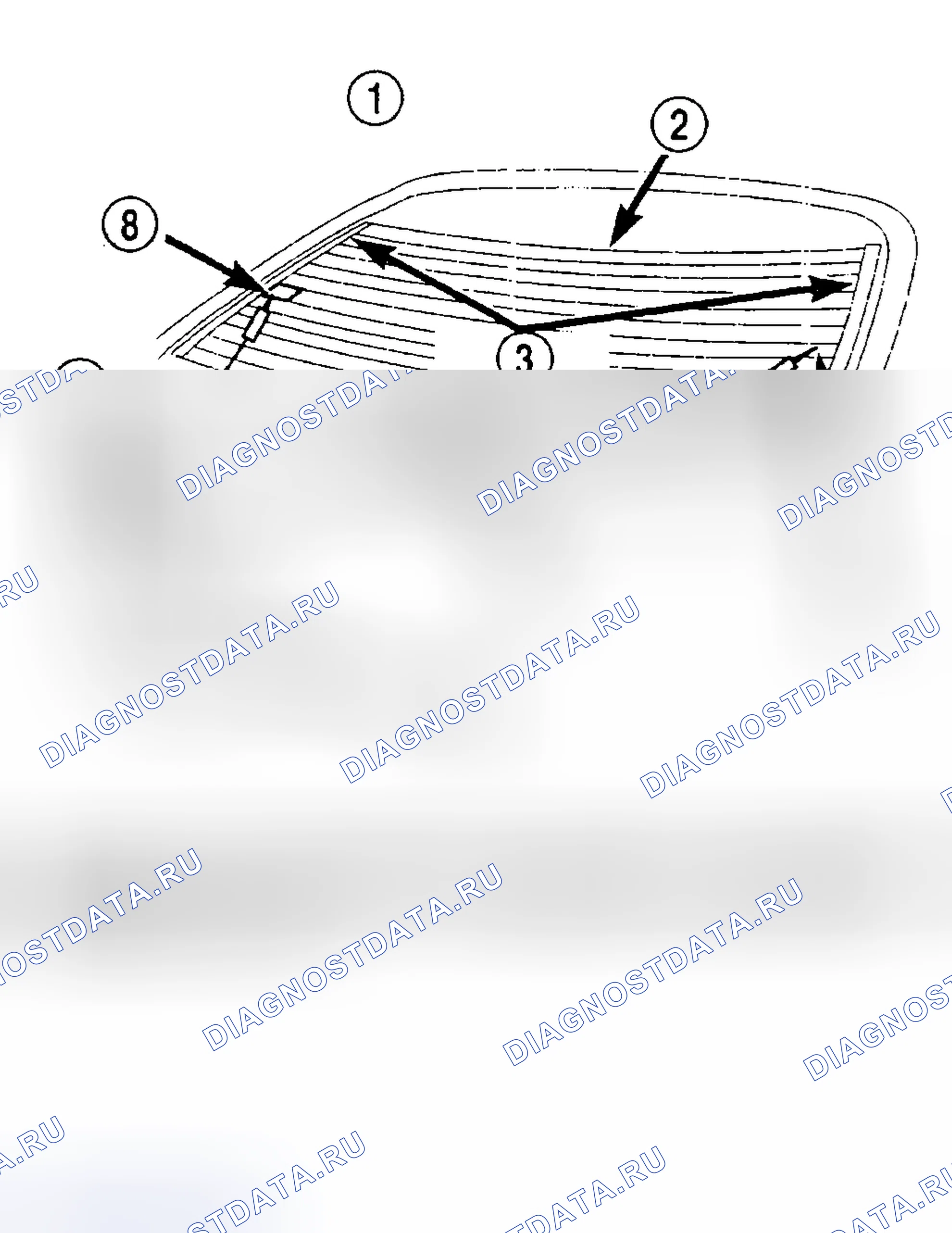 Рис. 6: ДИАГНОСТИКА И ТЕСТИРОВАНИЕ - СИСТЕМА НАГРЕТОГО СТЕКЛА. Chrysler Sebring II рестайлинг