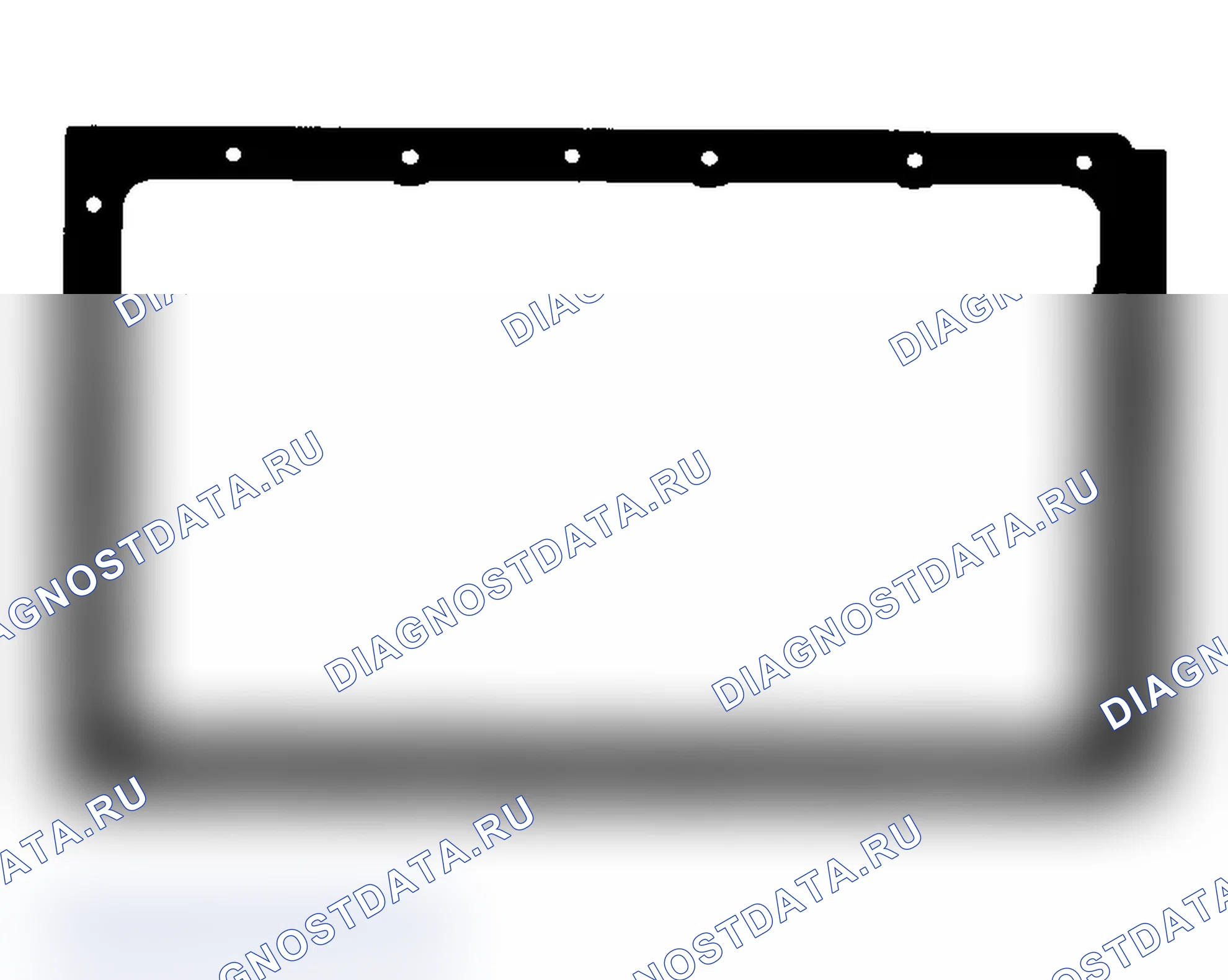 Рис. 172: Прокладка поддона Toyota A-340E, A-340F, A-343F, A-350E и A-650E. Honda Civic VI
