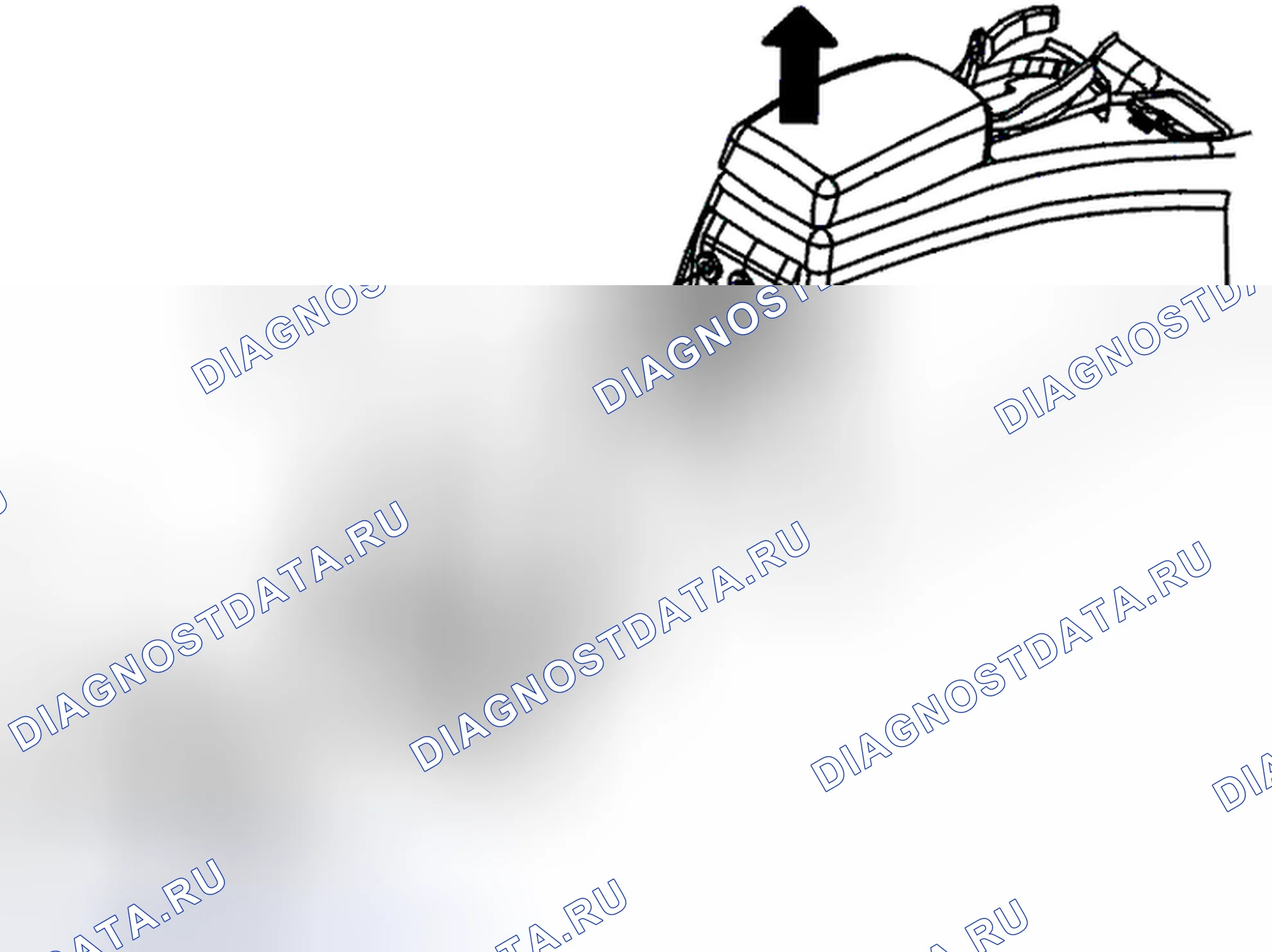 Рис. 75: Снятие подлокотника. Volvo S40 I рестайлинг