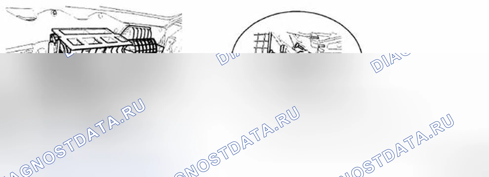 Рис. 90: Расположение компонентов. Hyundai Genesis I