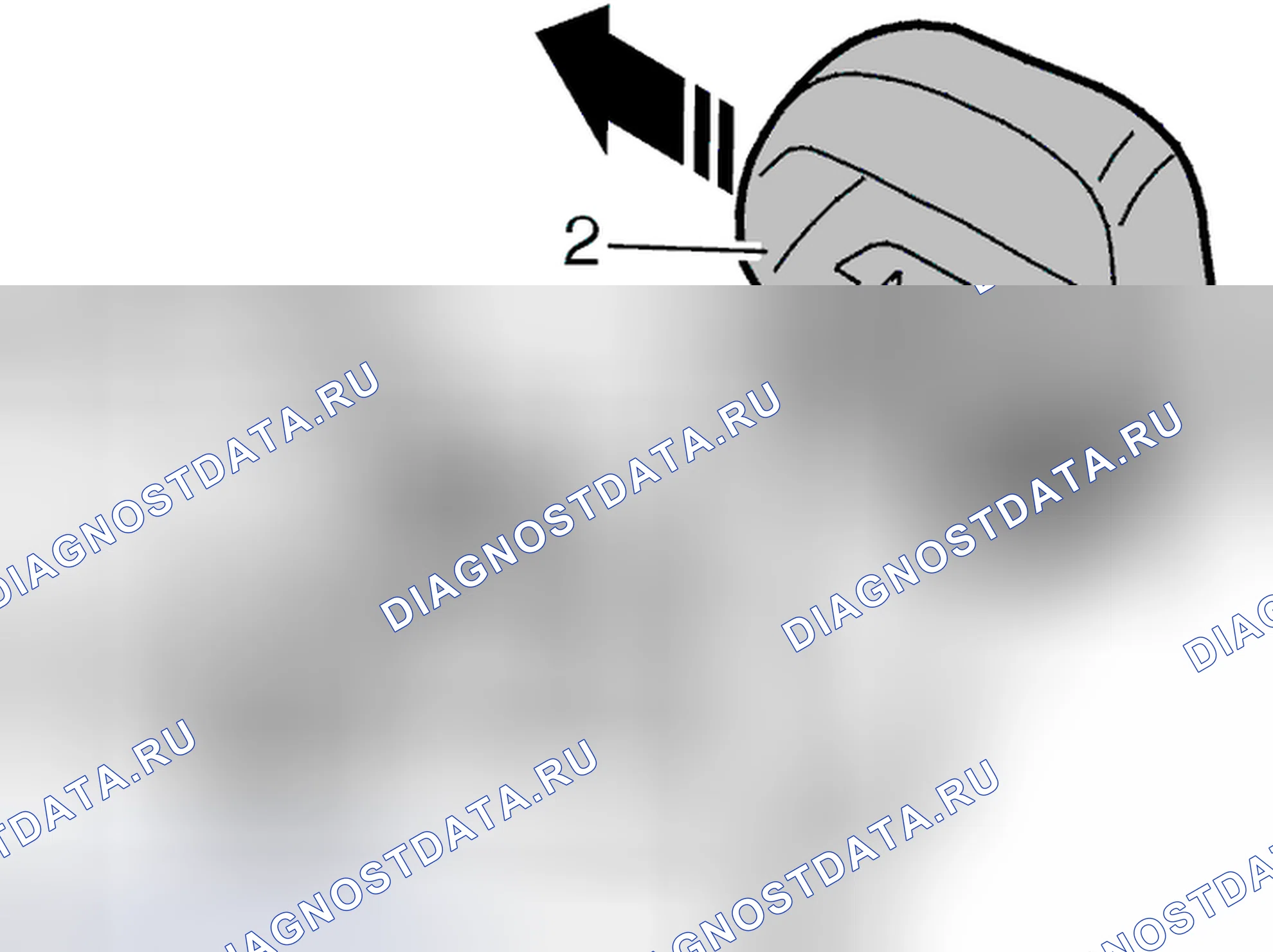 Рис. 159: Снятие обивки с фиксированных подголовников. Volvo S80 I